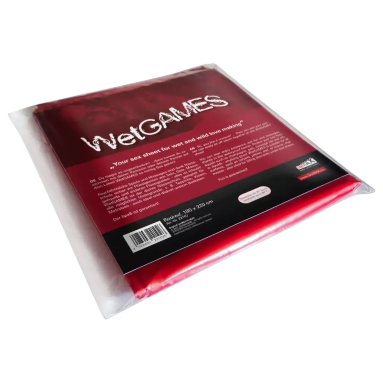 Joydivision WetGames - vízálló szexlepedő - 180 × 220 (piros) Joydivision WetGames - vízálló szexlepedő - 180 × 220 (piros)