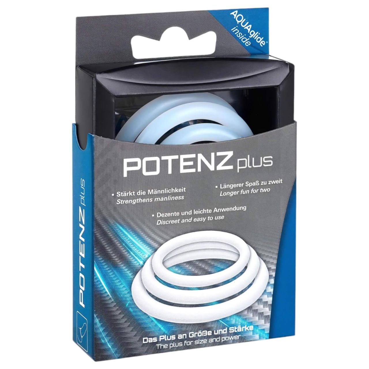 POTENZplus péniszgyűrű - szett (3 db) POTENZplus péniszgyűrű - szett (3 db)