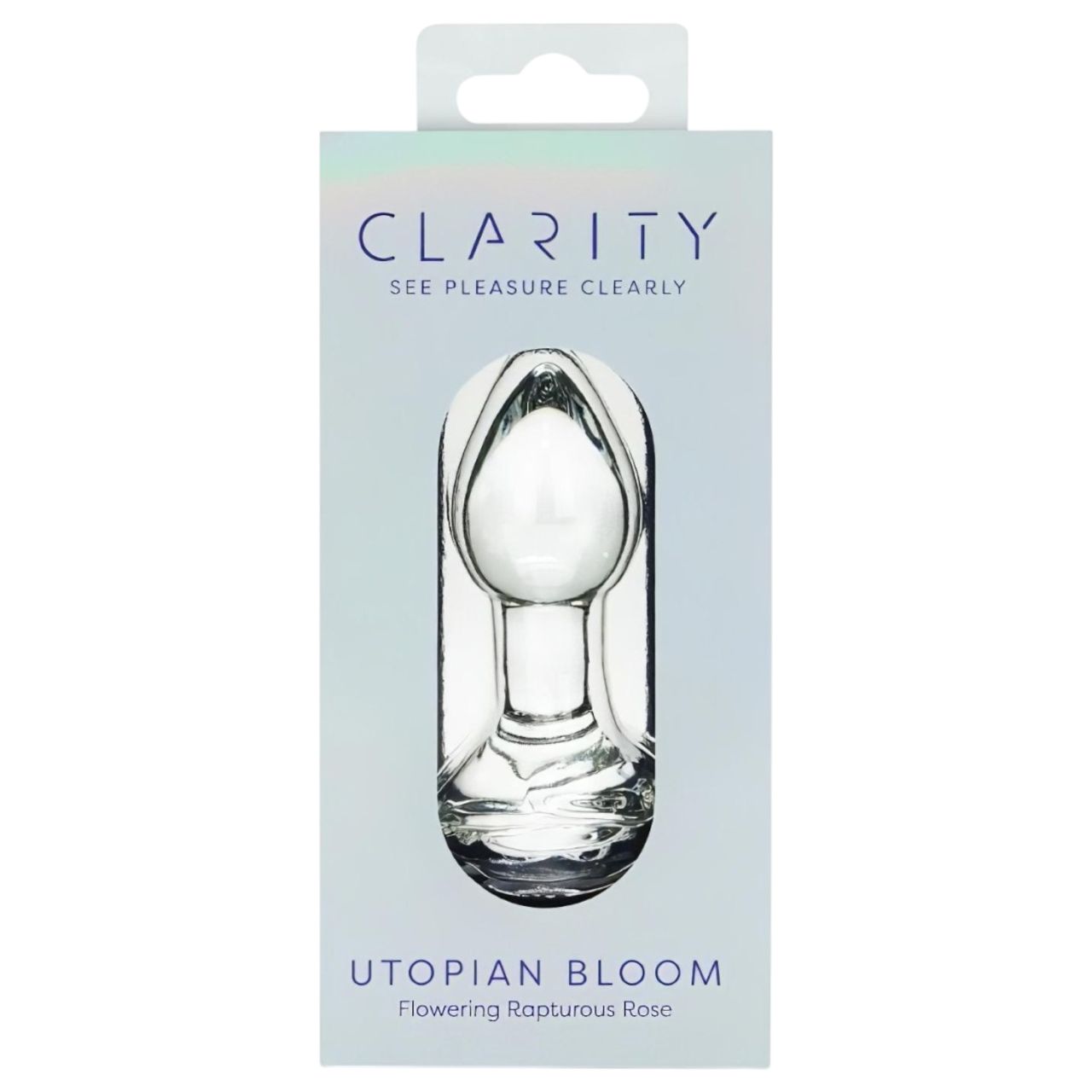 Clarity Utopian Bloom - üveg análkúp (átlátszó) Clarity Utopian Bloom - üveg análkúp (átlátszó)