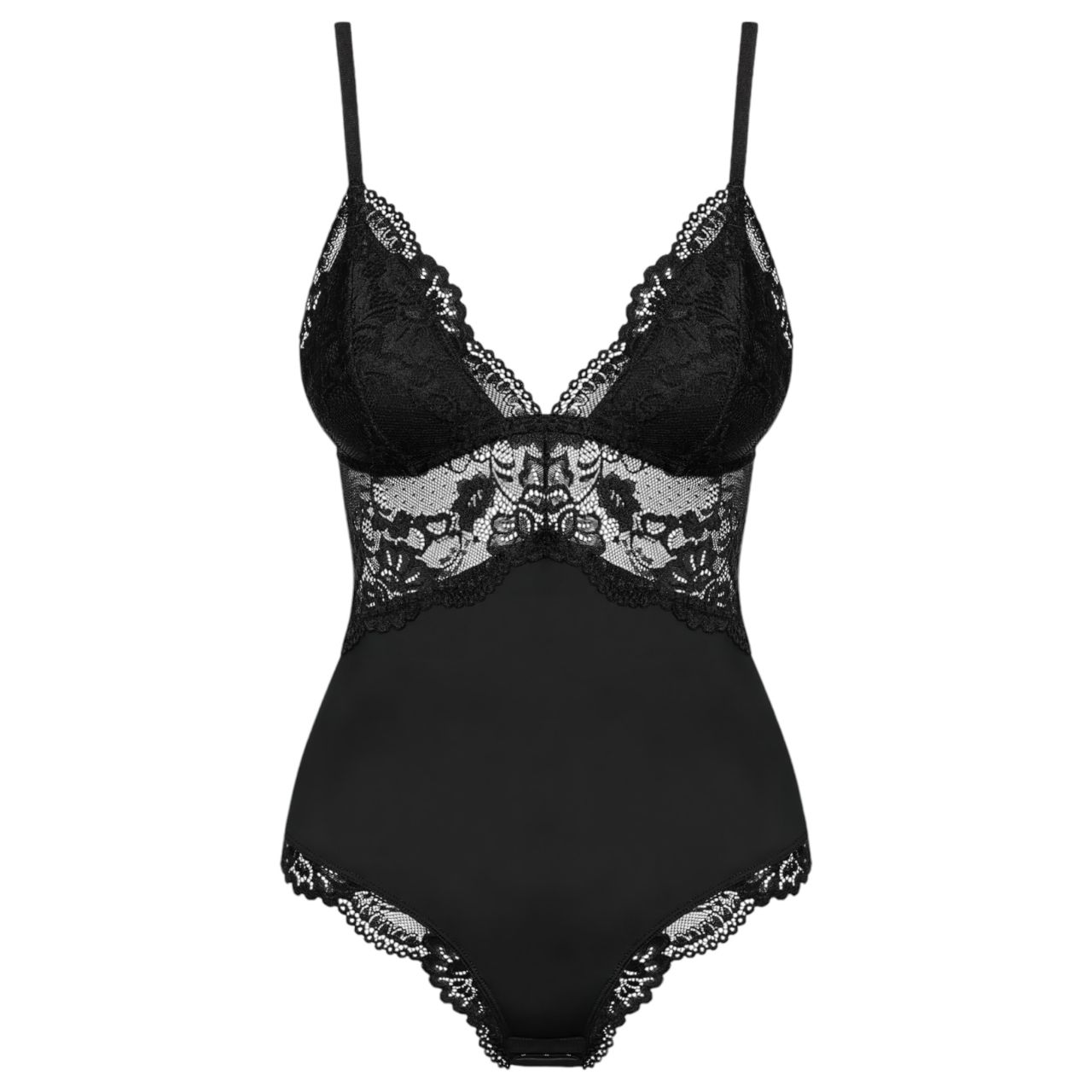 Obsessive 810-TED-1 - csipkés body (fekete) Obsessive 810-TED-1 - csipkés body (fekete)