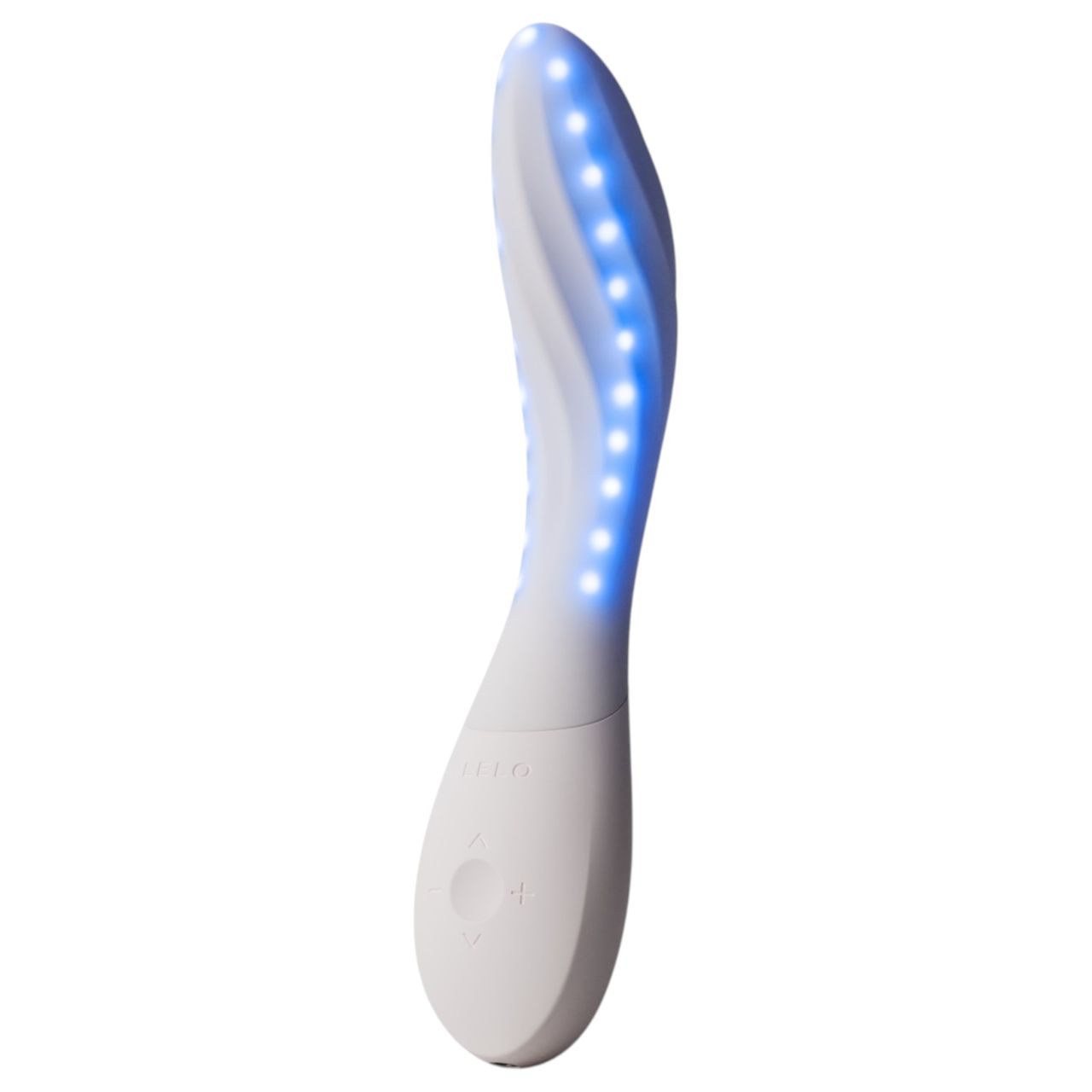 LELO Mona Spectra - okos G-pont vibrátor LED-fénnyel (fehér)