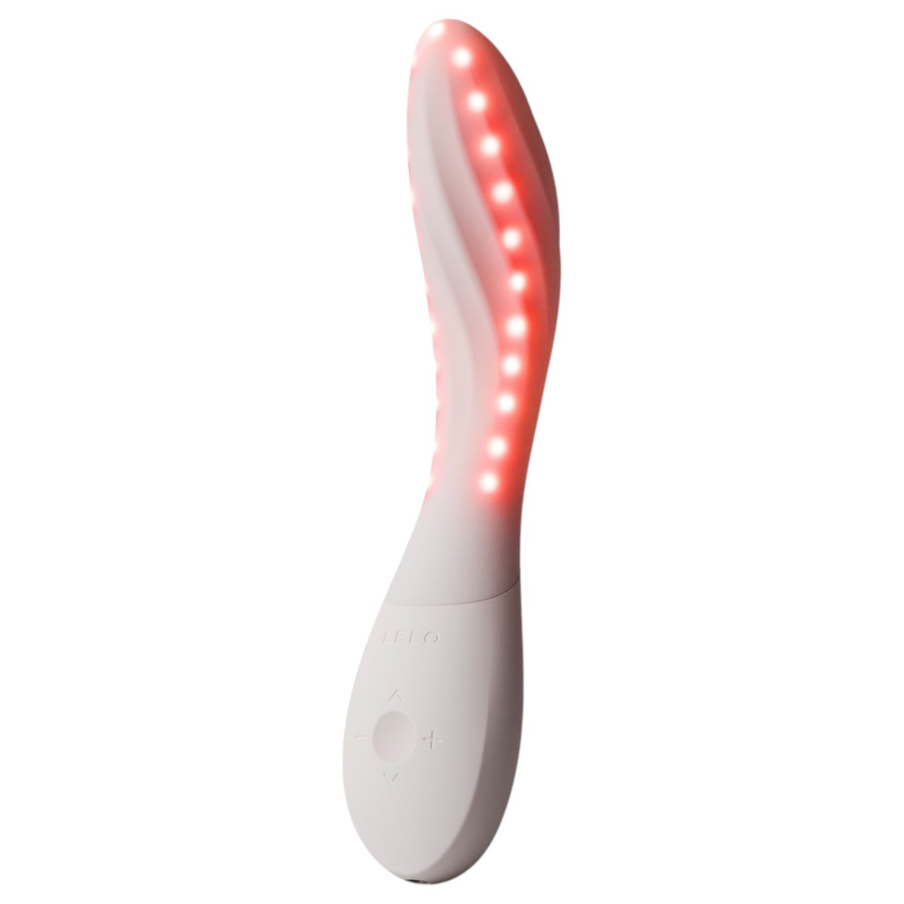 LELO Mona Spectra - okos G-pont vibrátor LED-fénnyel (fehér)