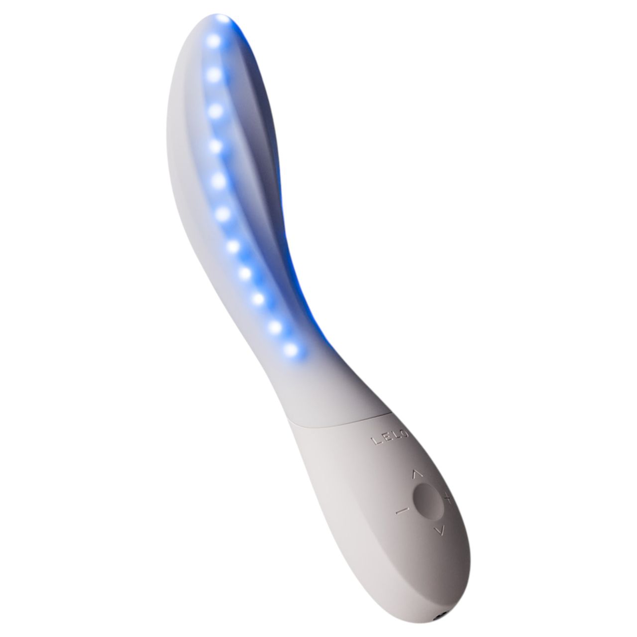 LELO Mona Spectra - okos G-pont vibrátor LED-fénnyel (fehér)