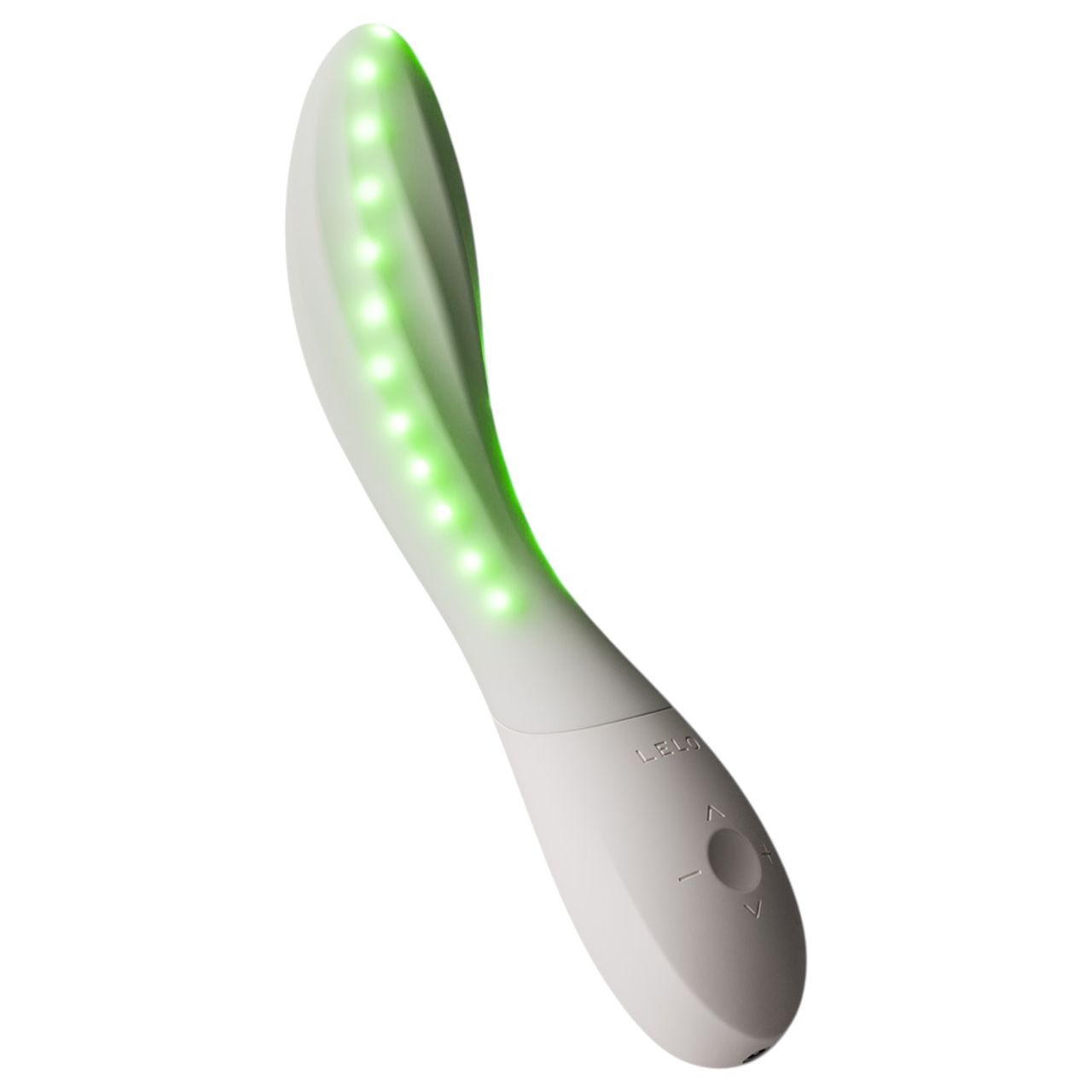 LELO Mona Spectra - okos G-pont vibrátor LED-fénnyel (fehér)
