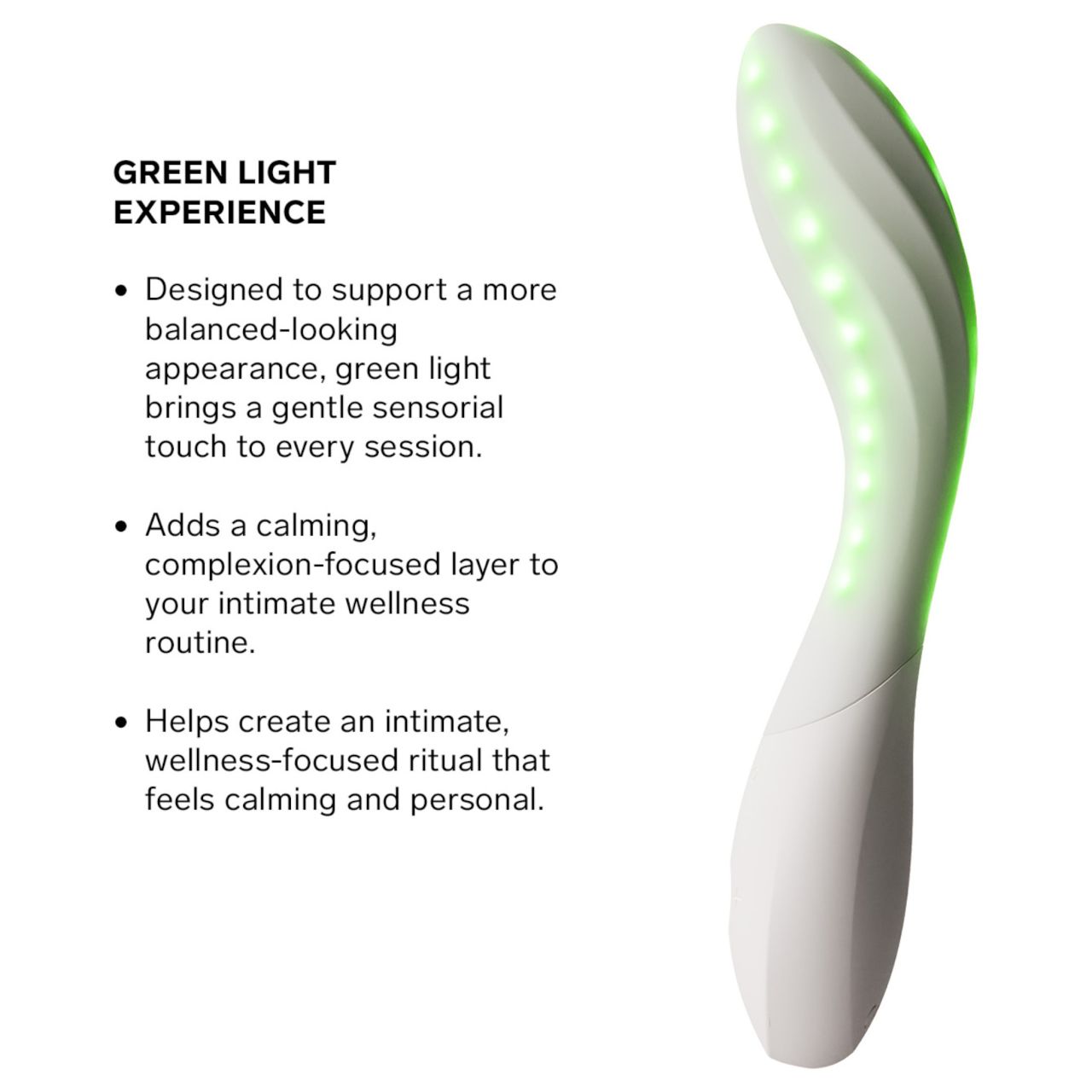 LELO Mona Spectra - okos G-pont vibrátor LED-fénnyel (fehér)