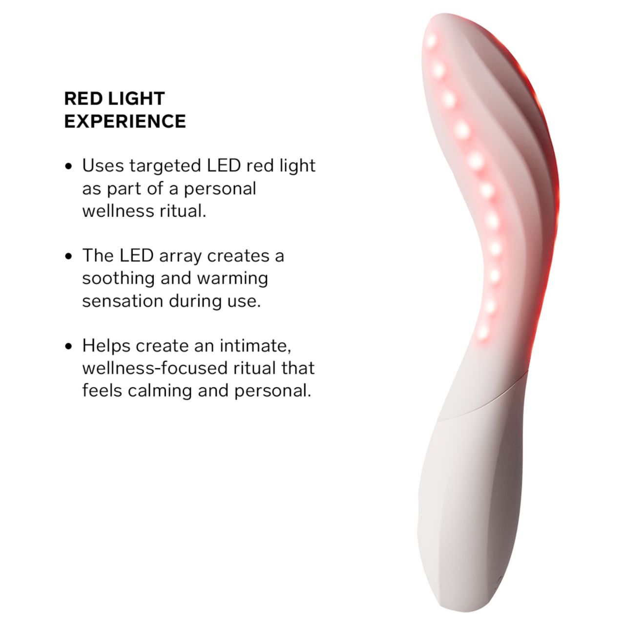LELO Mona Spectra - okos G-pont vibrátor LED-fénnyel (fehér)