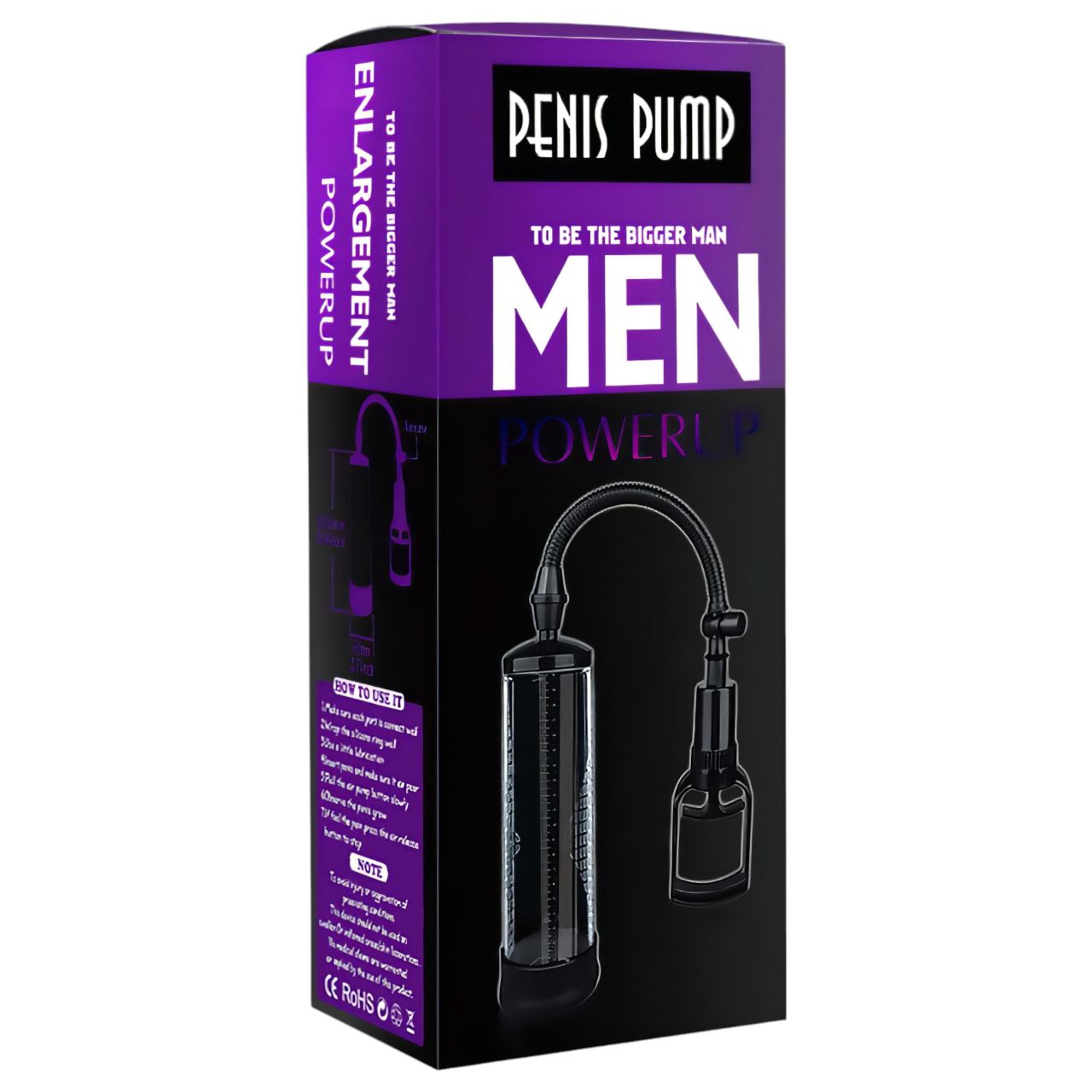 Lonely Men - kézi vákuumos péniszpumpa (átlátszó)