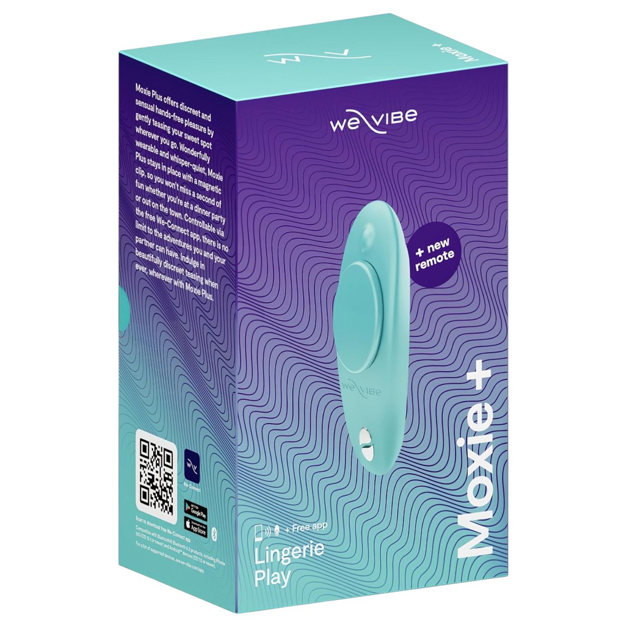 We-Vibe Moxie+ - hordható App- és távirányítós csiklóvibrátor (türkiz) We-Vibe Moxie+ - hordható App- és távirányítós csiklóvibrátor (türkiz)