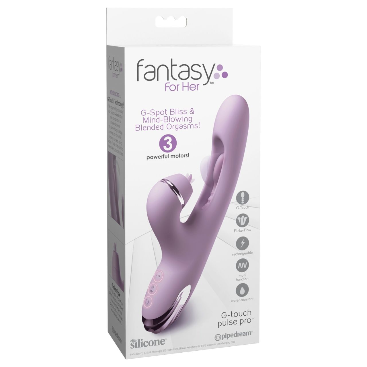 Fantasy For Her G-Touch Pulse Pro - csiklókaros vibrátor (lila) Fantasy For Her G-Touch Pulse Pro - csiklókaros vibrátor (lila)
