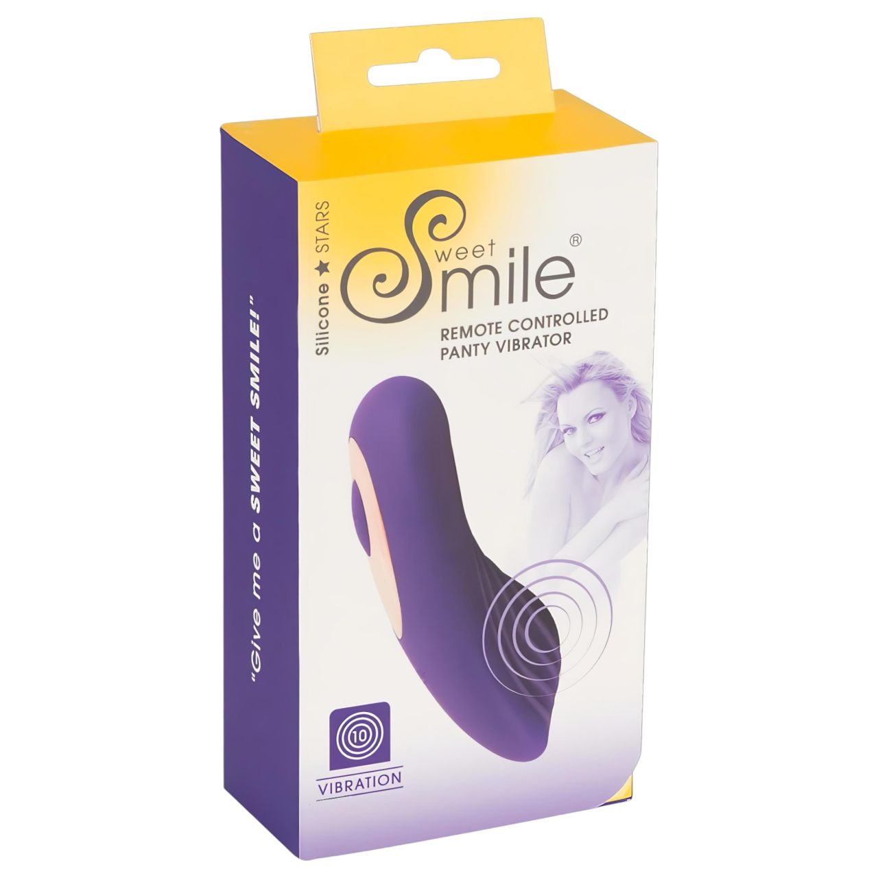 SMILE Panty - hordható akkus, rádiós csikló vibrátor (lila)