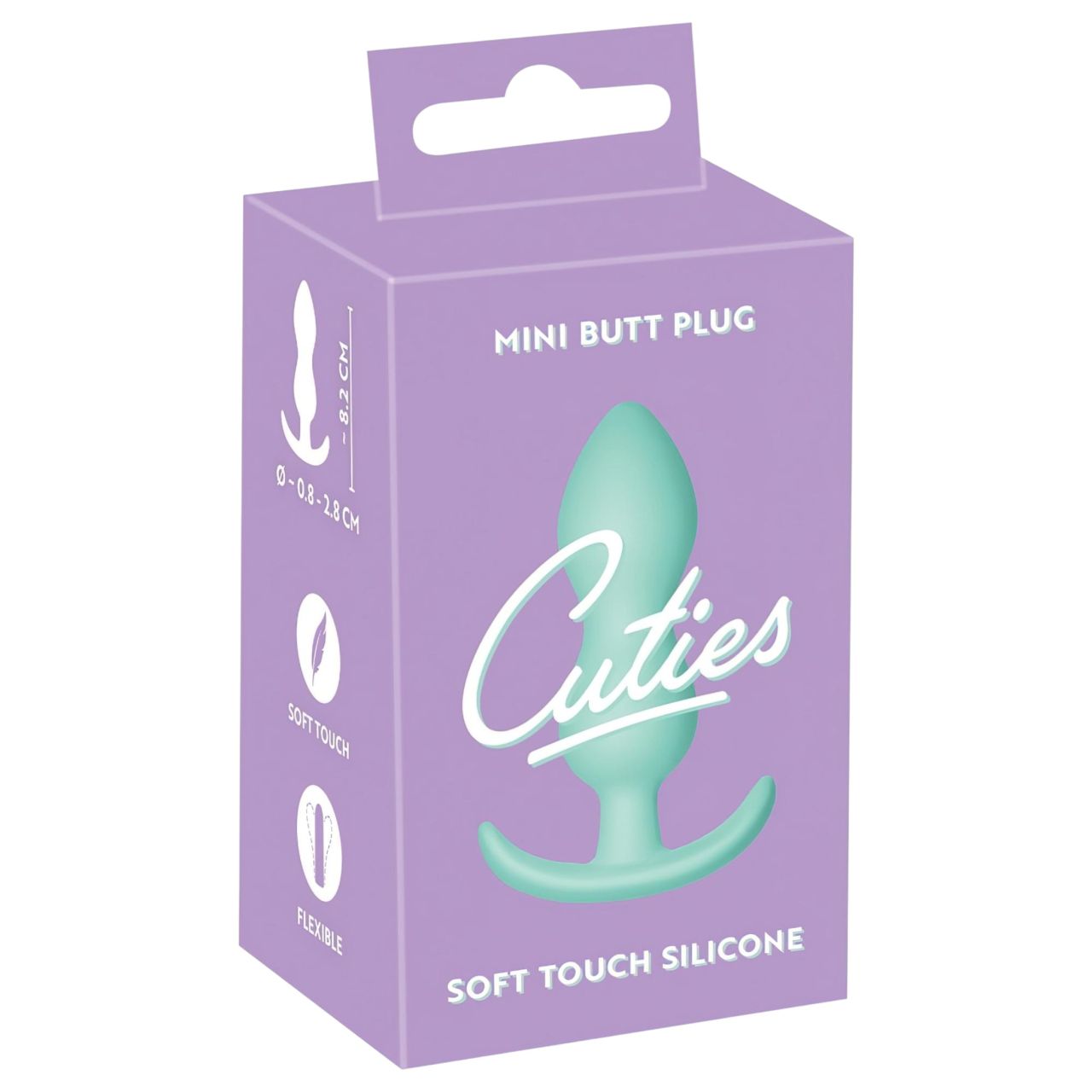 Cuties Mini Butt Plug - szilikon anál plug (menta, 2,3 cm) Cuties Mini Butt Plug - szilikon anál plug (menta, 2,3 cm)