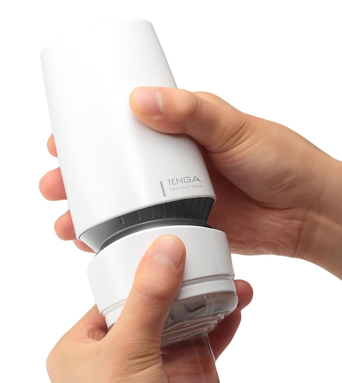 TENGA Aero - szuper szívó száj maszturbátor férfiaknak (fehér-ezüst) TENGA Aero - szuper szívó száj maszturbátor férfiaknak (fehér-ezüst)
