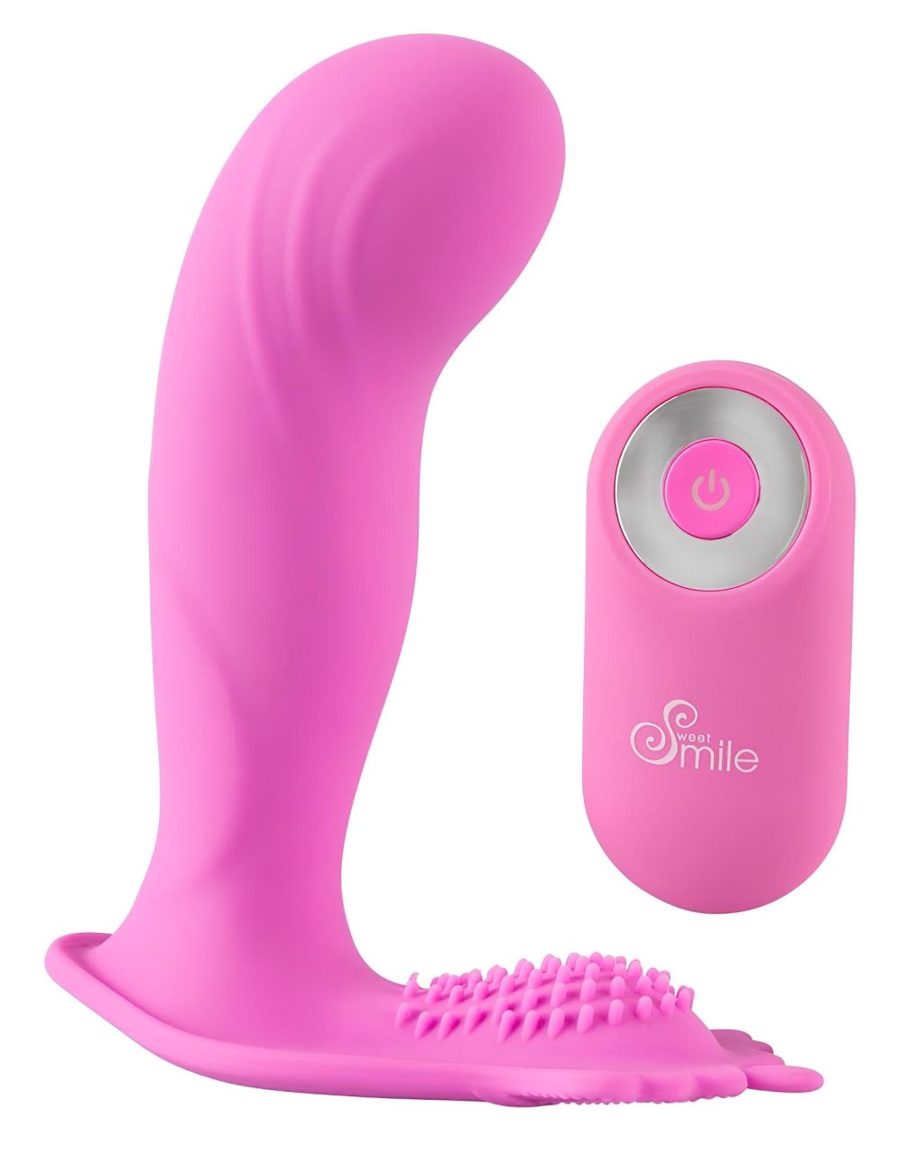 SMILE G-Spot Panty - hordható akkus, rádiós vibrátor (pink)