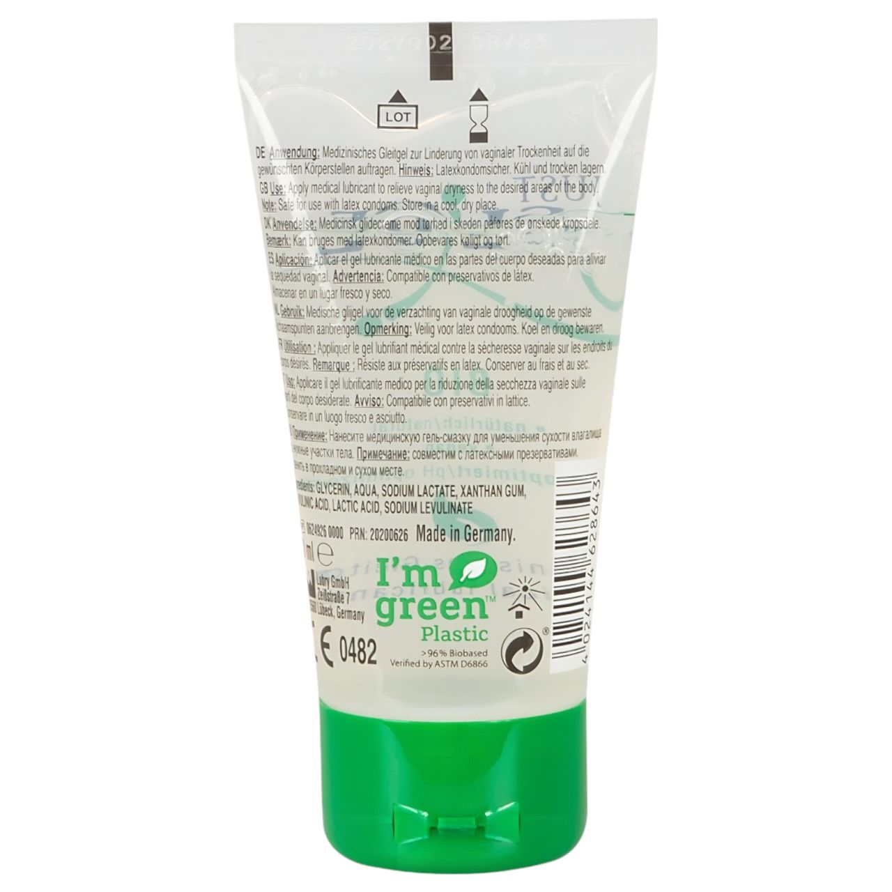 Just Glide Bio - vízbázisú vegán síkosító (50 ml)