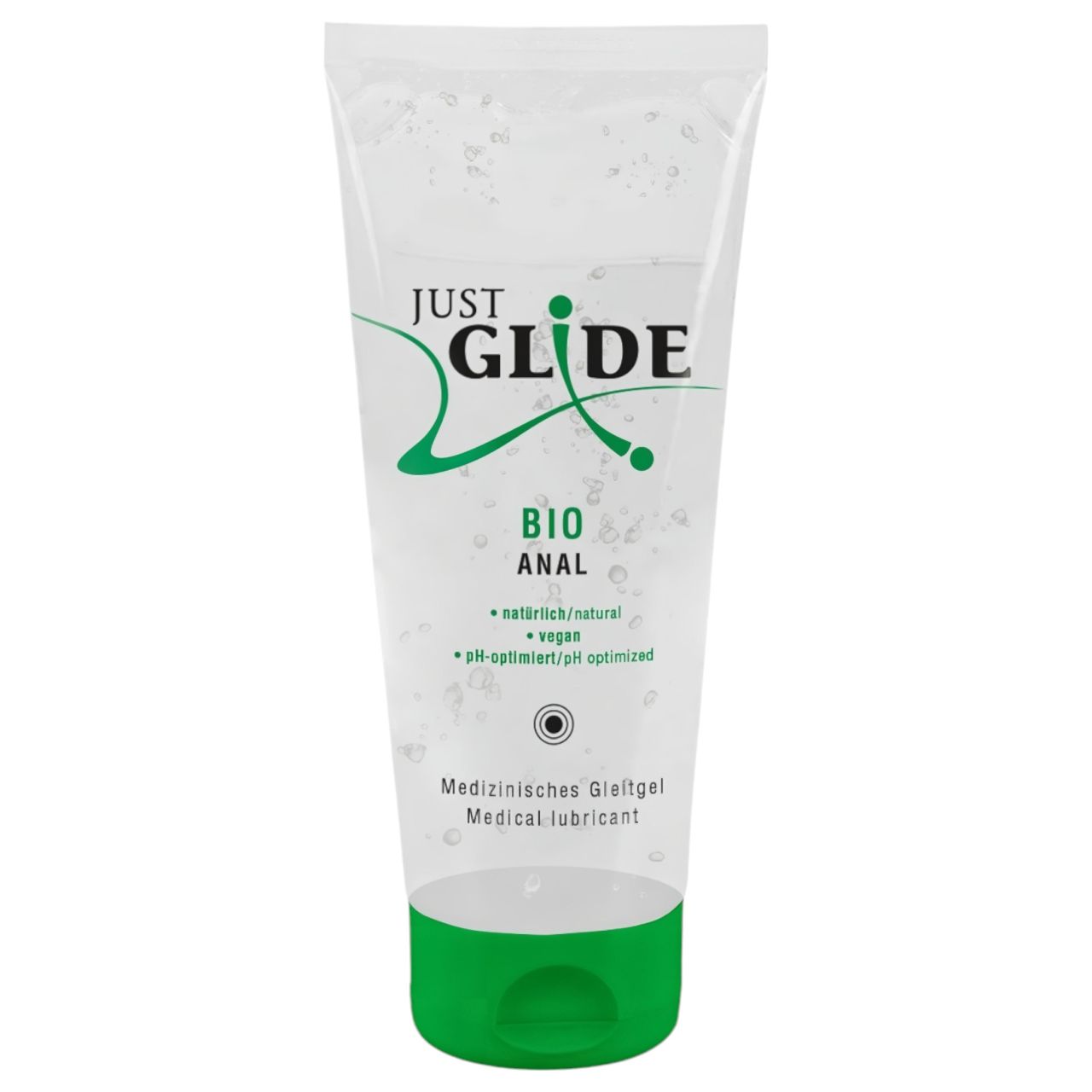 Just Glide Bio ANAL - vízbázisú vegán síkosító (200 ml)