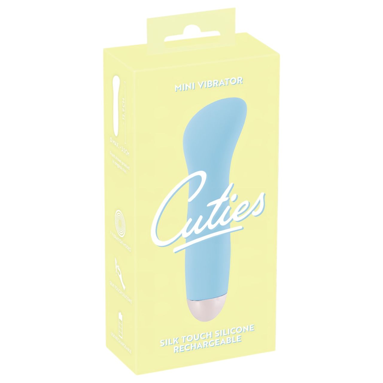 You2Toys - Cuties Mini Blue - akkus, G-pont vibrátor (türkiz)