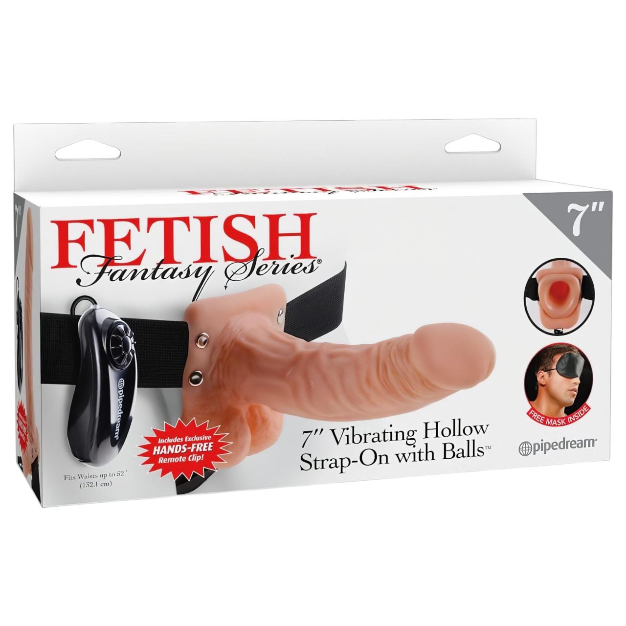 Pipedream - Fetish Strap-on 7 - felcsatolható vibrátor (testszínű) Pipedream - Fetish Strap-on 7 - felcsatolható vibrátor (testszínű)