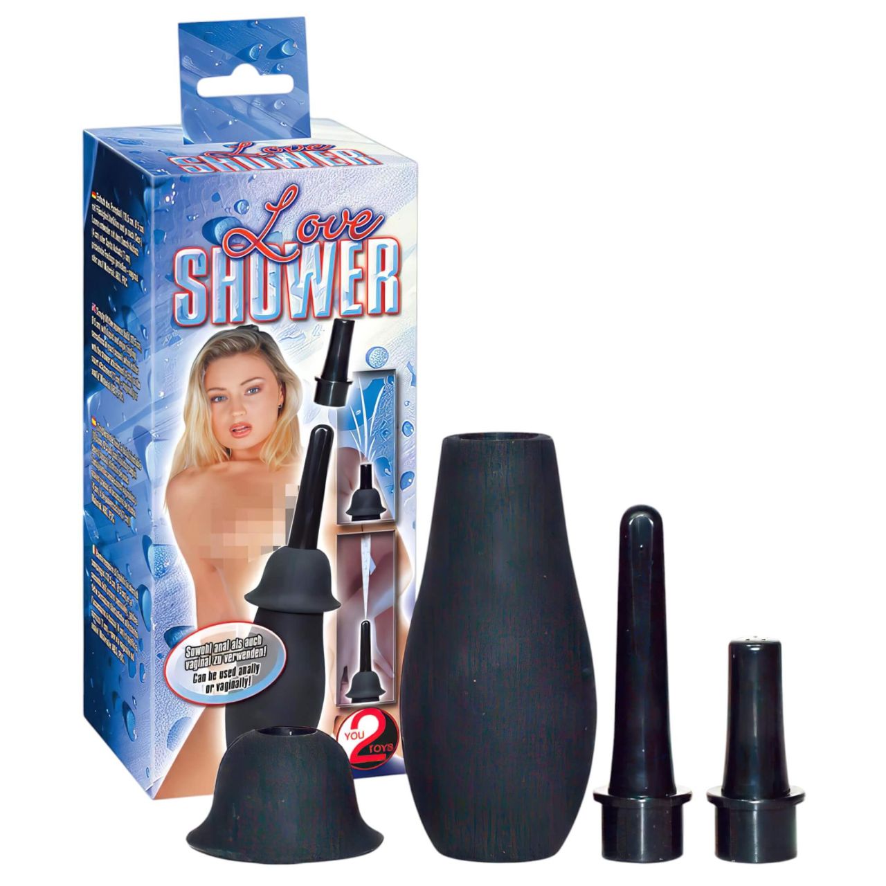 You2Toys - Love Shower - intim mosó 2 fejjel You2Toys - Love Shower - intim mosó 2 fejjel