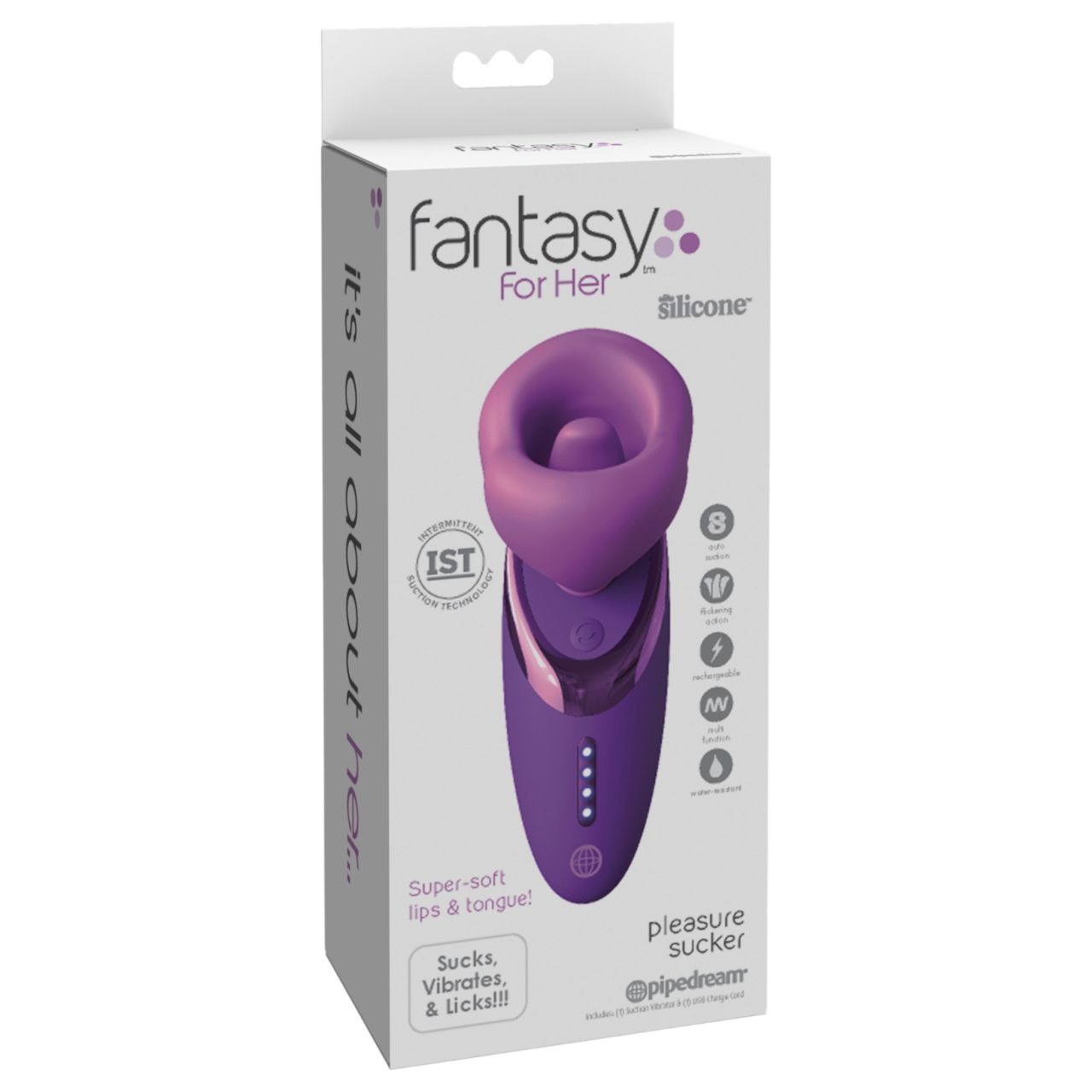 Pipedream Fantasy For Her - léghullámos csiklószívó vibrátor (lila) Pipedream Fantasy For Her - léghullámos csiklószívó vibrátor (lila)