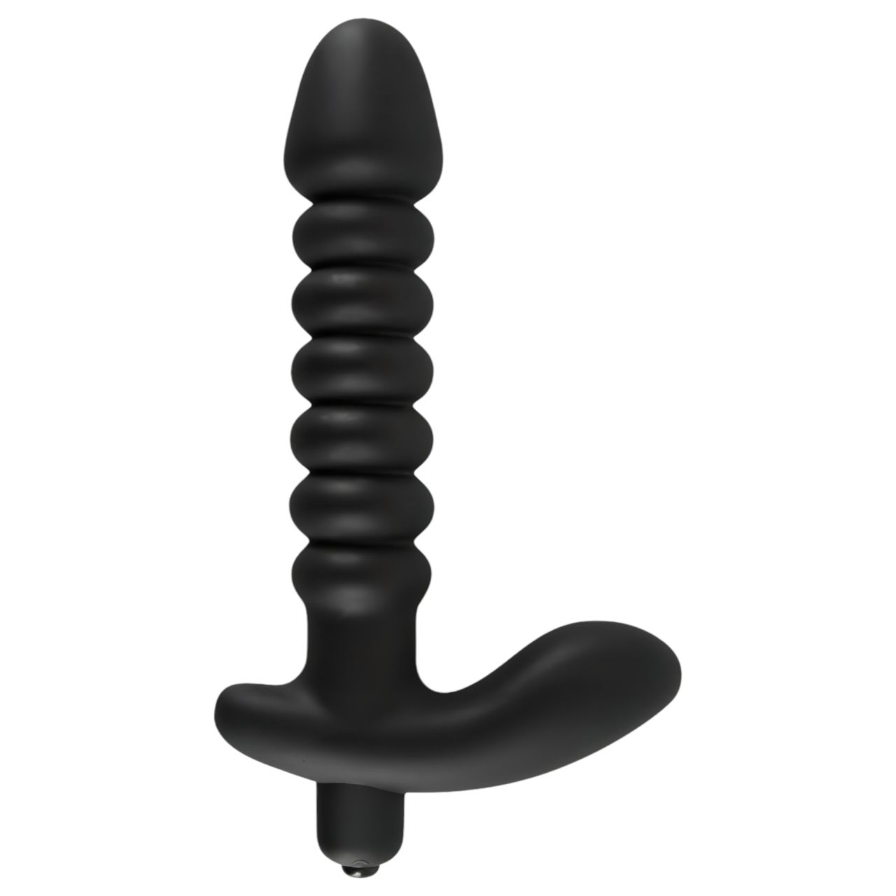 Black Velvets redős vibrátor - közepes (fekete) Black Velvets redős vibrátor - közepes (fekete)