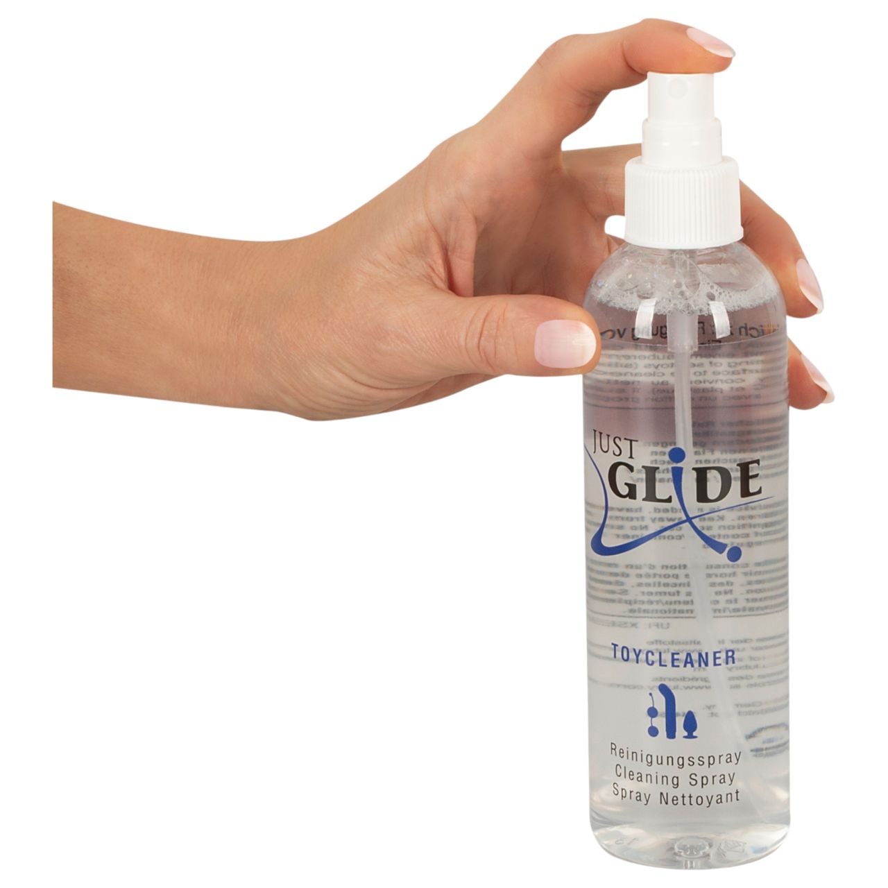 Just Glide - terméktisztító spray szexjátékokhoz (250 ml) Just Glide - terméktisztító spray szexjátékokhoz (250 ml)