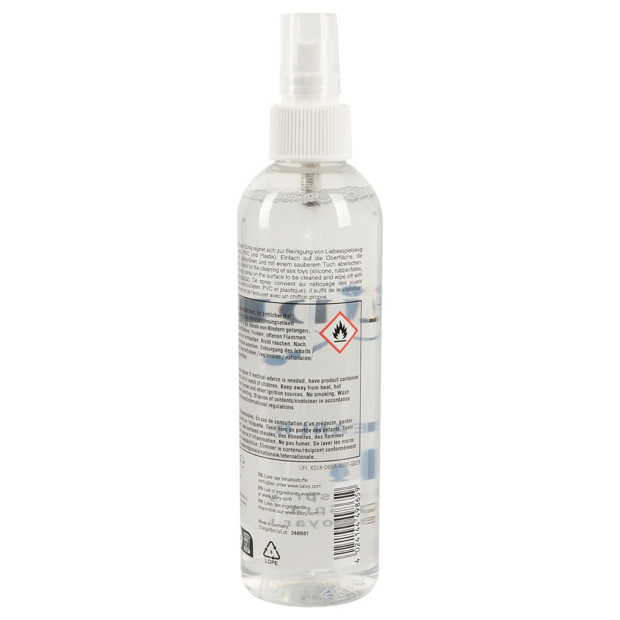 Just Glide - terméktisztító spray szexjátékokhoz (250 ml) Just Glide - terméktisztító spray szexjátékokhoz (250 ml)