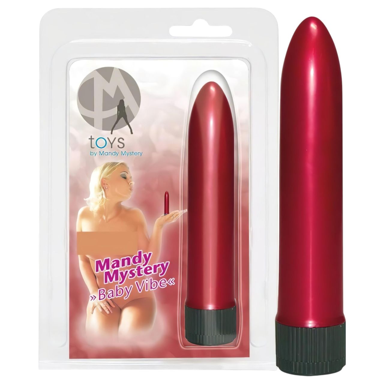 Mini vibrátor (gyöngyház vörös) Mini vibrátor (gyöngyház vörös)