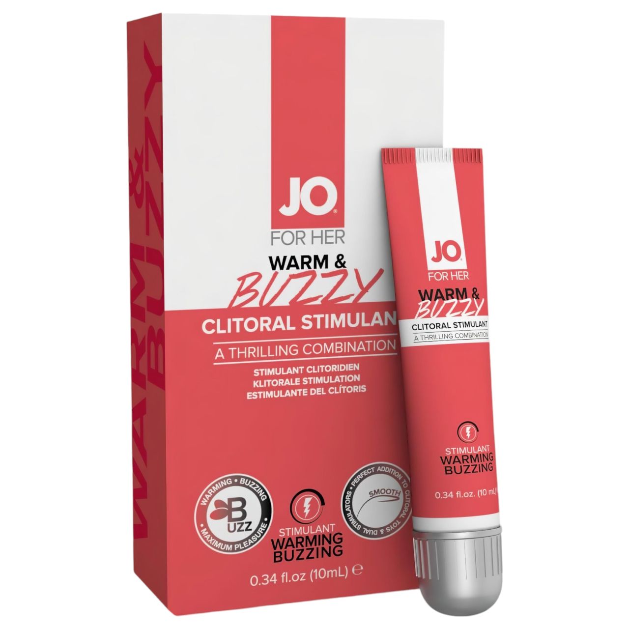 System JO - WARM & BUZZY - klitorisz stimuláló gél nőknek (10 ml) System JO - WARM & BUZZY - klitorisz stimuláló gél nőknek (10 ml)
