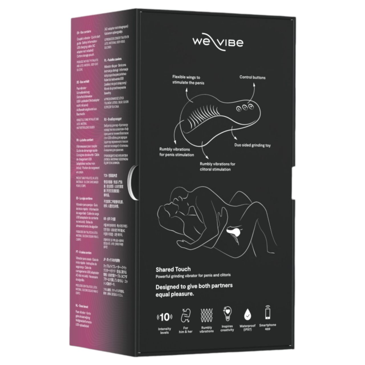 We-Vibe Shared Touch - okos párvibrátor (fekete) We-Vibe Shared Touch - okos párvibrátor (fekete)