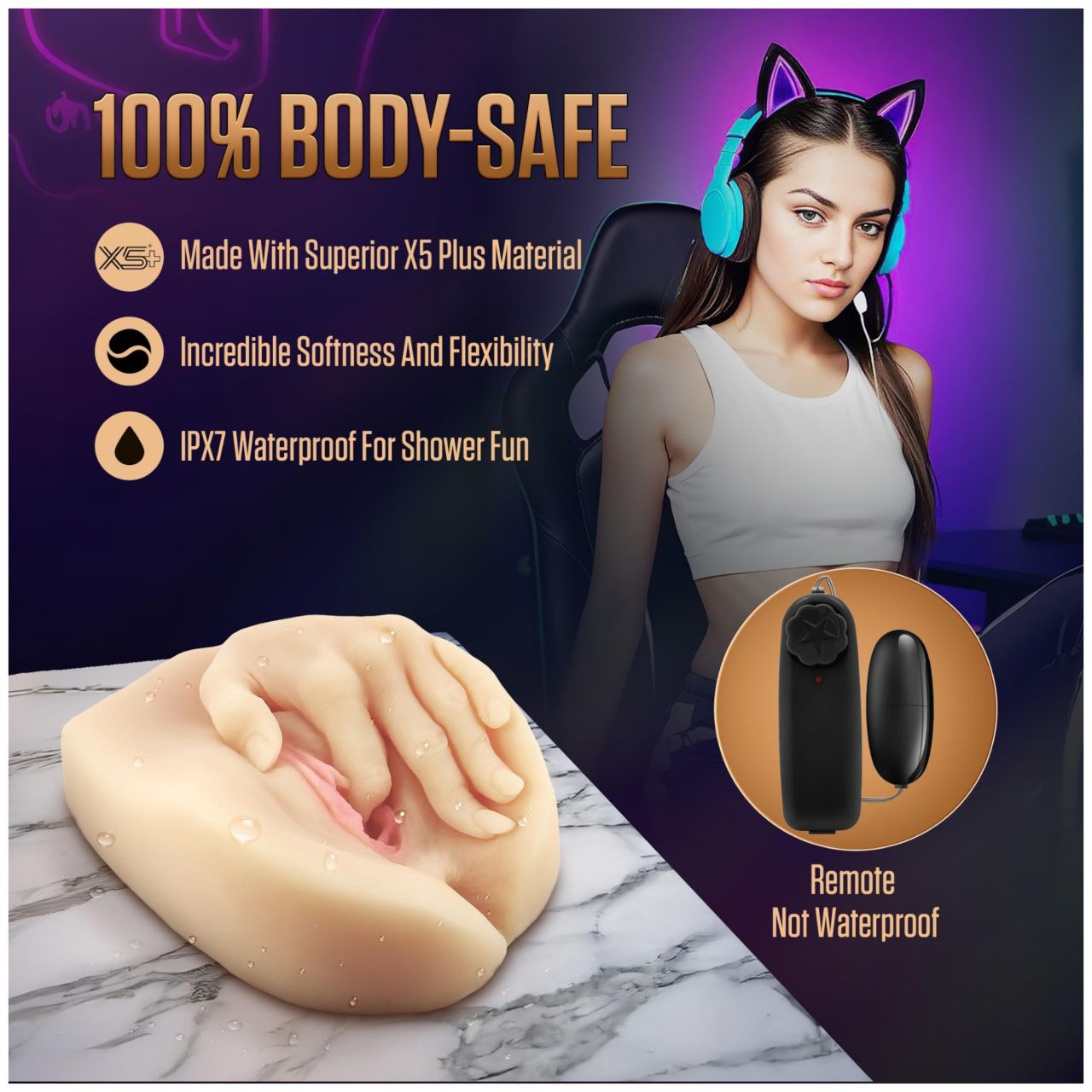 EnLust Selena - AI Dream Girl kettős nyílású vibrációs maszturbátor EnLust Selena - AI Dream Girl kettős nyílású vibrációs maszturbátor