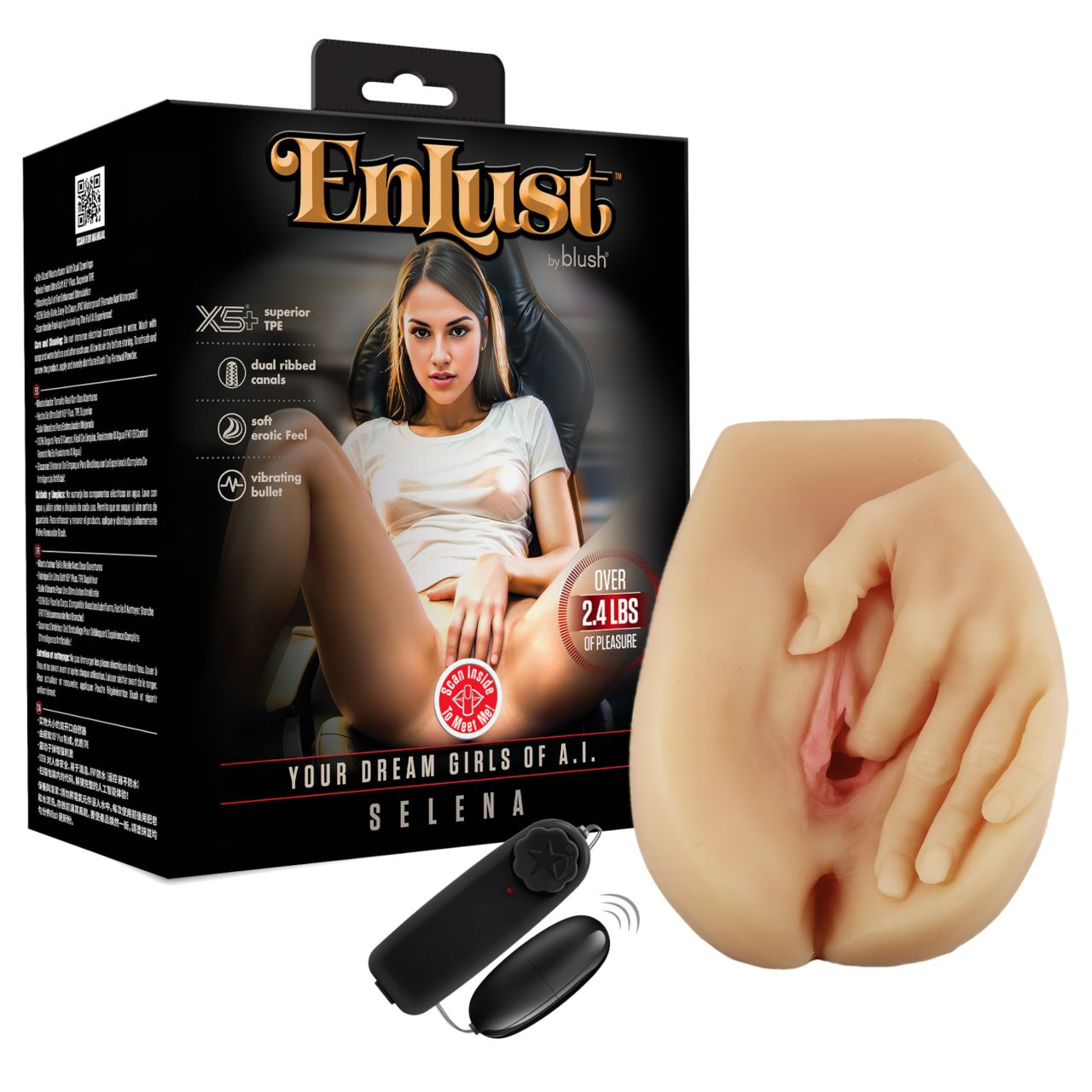 EnLust Selena - AI Dream Girl kettős nyílású vibrációs maszturbátor EnLust Selena - AI Dream Girl kettős nyílású vibrációs maszturbátor