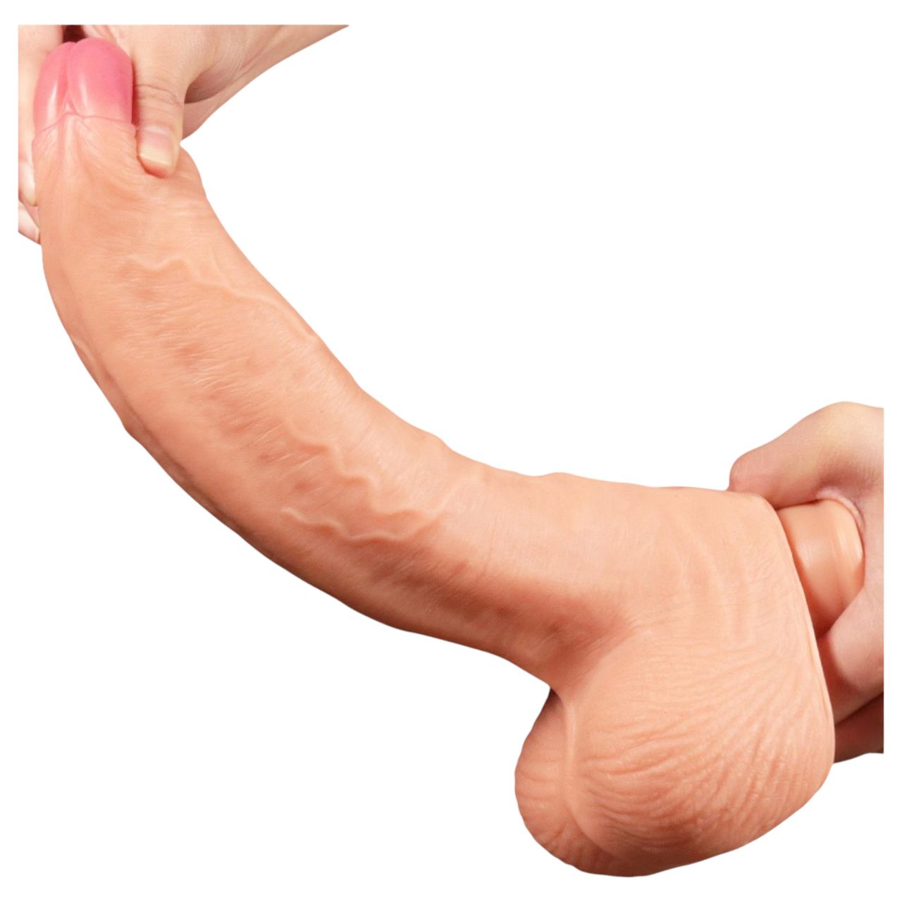 Lovetoy Nature Cock - kétrétegű élethű dildó - 28 cm (testszínű) Lovetoy Nature Cock - kétrétegű élethű dildó - 28 cm (testszínű)