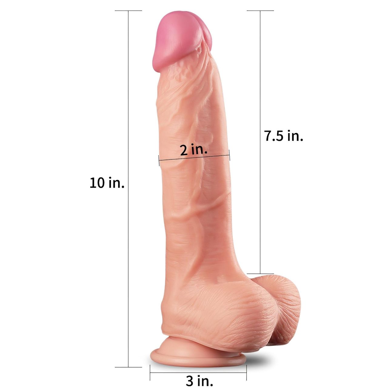 Lovetoy Nature Cock - kétrétegű élethű dildó - 25 cm (testszínű) Lovetoy Nature Cock - kétrétegű élethű dildó - 25 cm (testszínű)