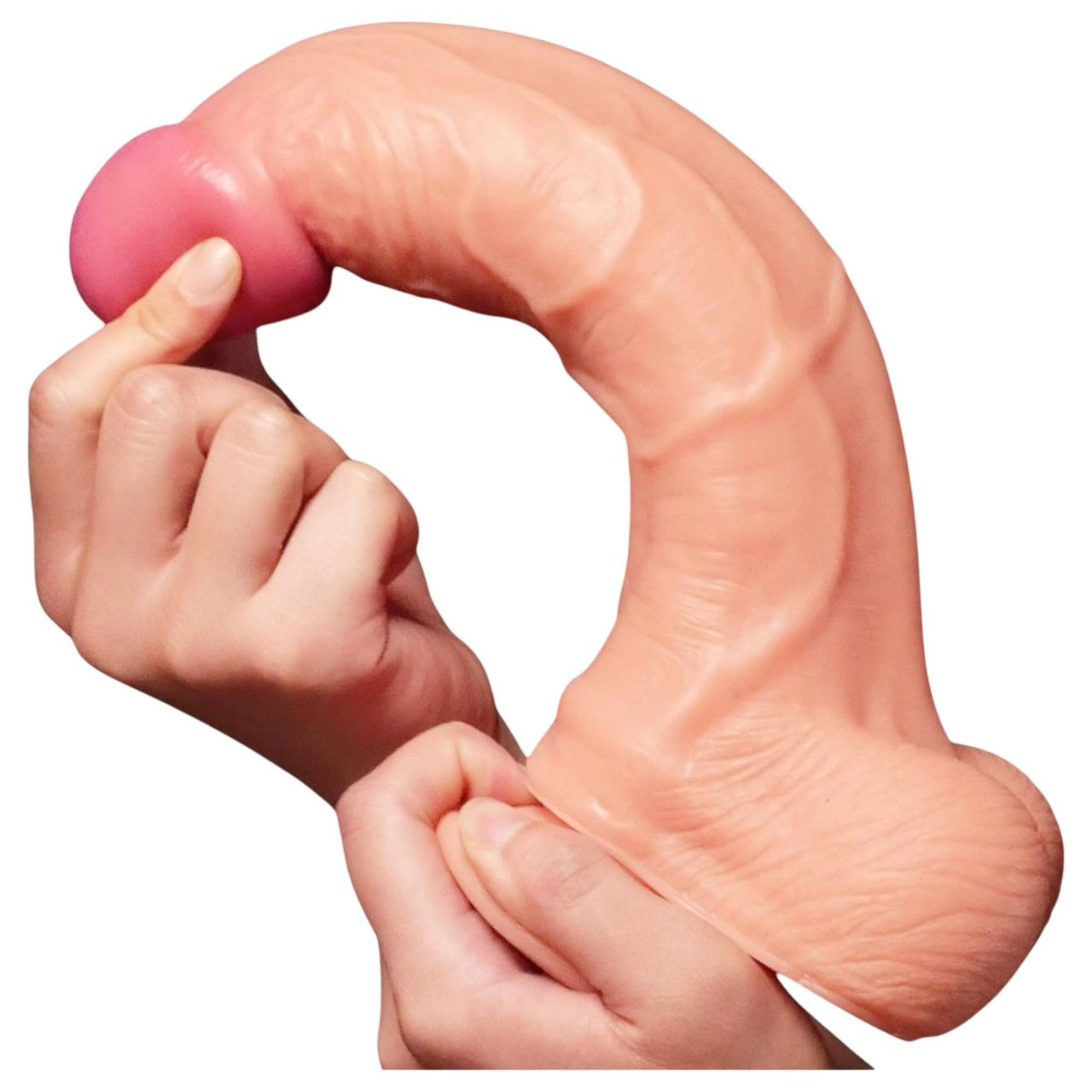 Lovetoy Nature Cock - kétrétegű élethű dildó - 25 cm (testszínű) Lovetoy Nature Cock - kétrétegű élethű dildó - 25 cm (testszínű)