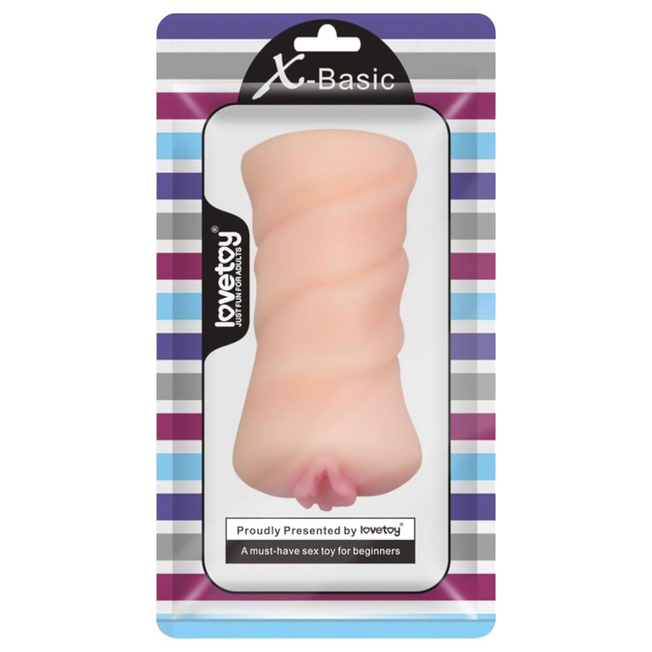 Lovetoy X-Basic - műpunci maszturbátor férfiaknak (testszínű)