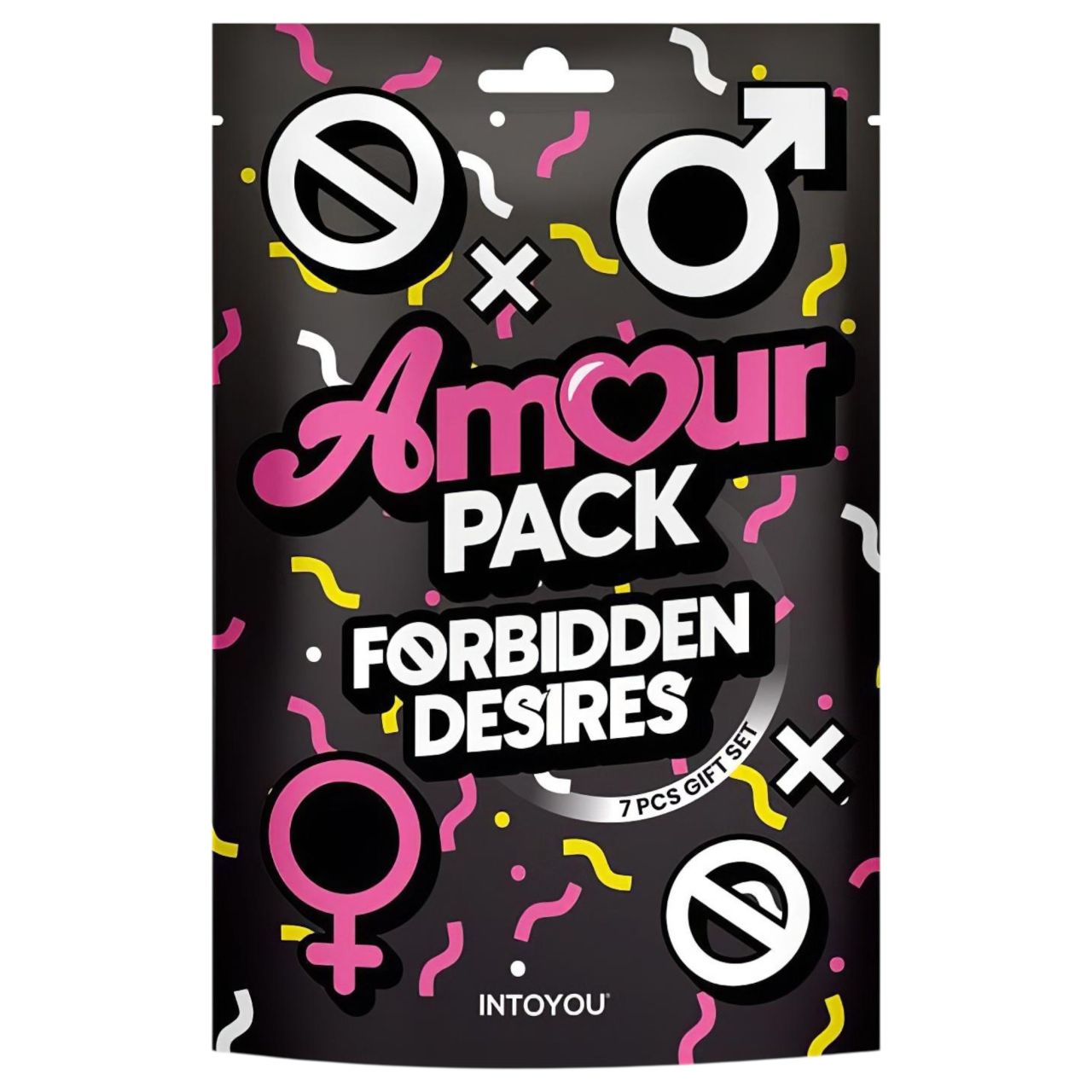 Amour Pack Forbidden Desires - kezdő szett vibrátorral - 7 részes Amour Pack Forbidden Desires - kezdő szett vibrátorral - 7 részes