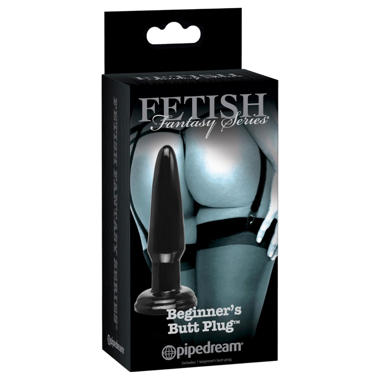 Fetish Fantasy - klasszikus anál plug kezdőknek (fekete) Fetish Fantasy - klasszikus anál plug kezdőknek (fekete)
