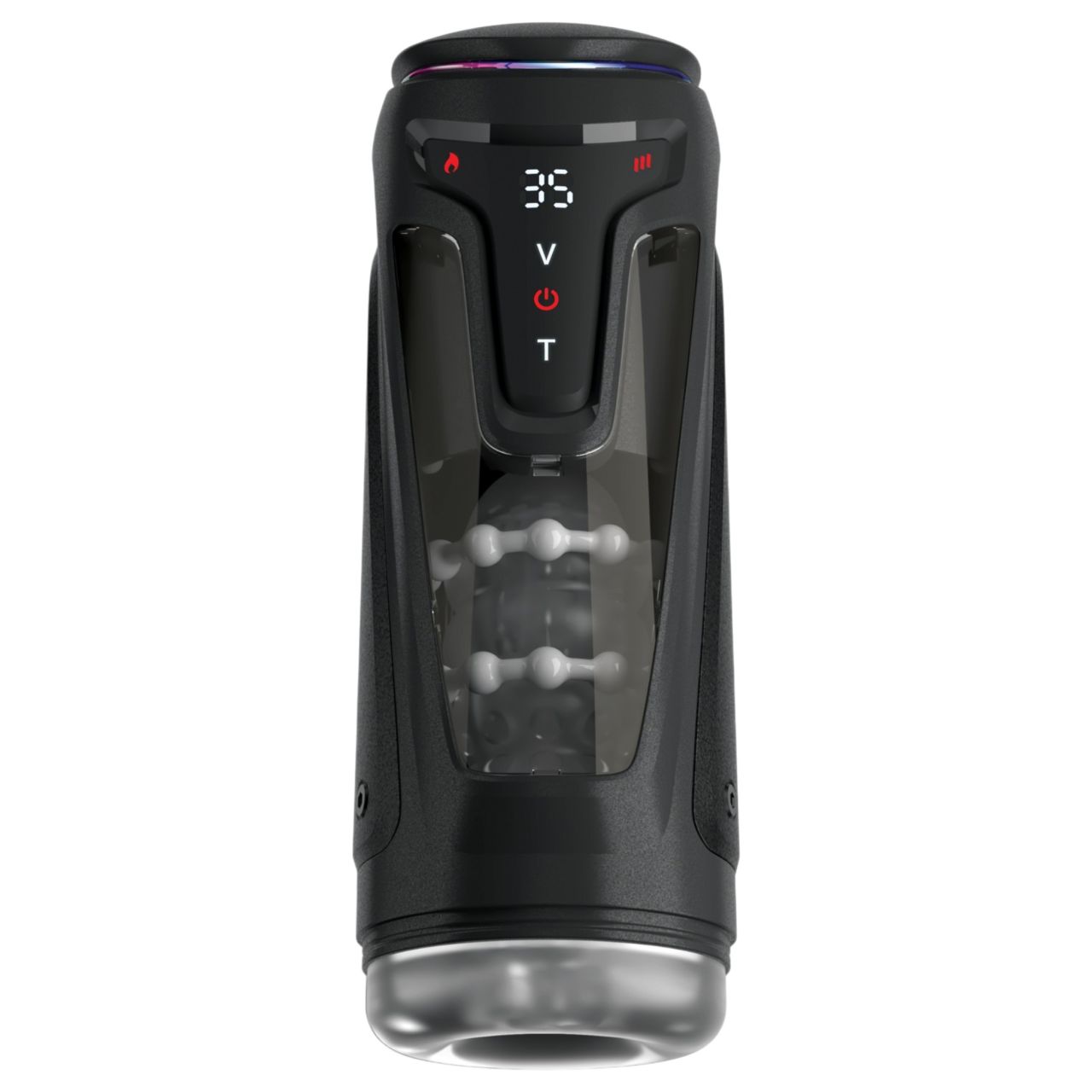 PDX Elite Moto-Bator Pro - gyöngyös, melegítős lökő maszturbátor (fekete) PDX Elite Moto-Bator Pro - gyöngyös, melegítős lökő maszturbátor (fekete)