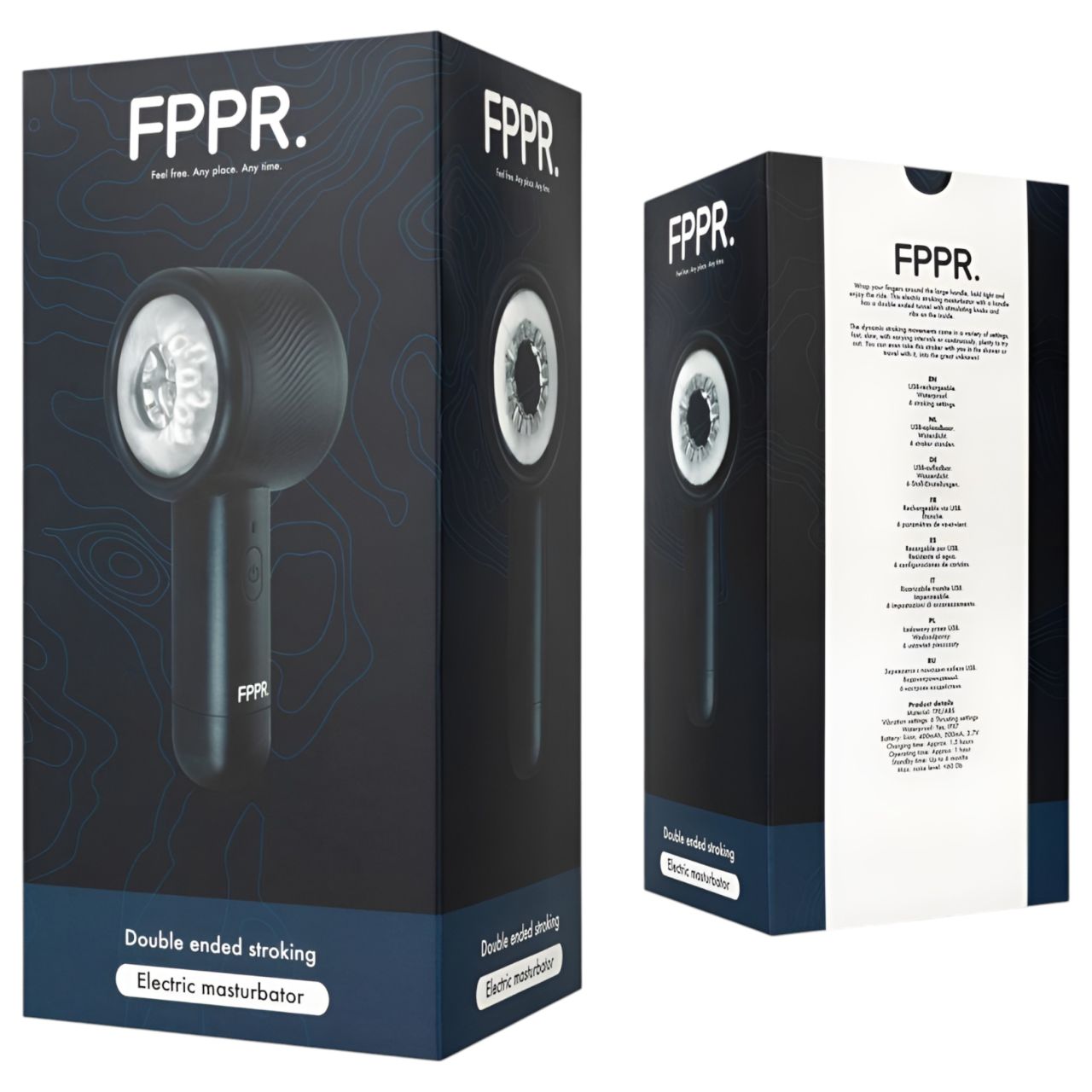 FPPR - akkus, fel-le mozgó maszturbátor (fekete) FPPR - akkus, fel-le mozgó maszturbátor (fekete)
