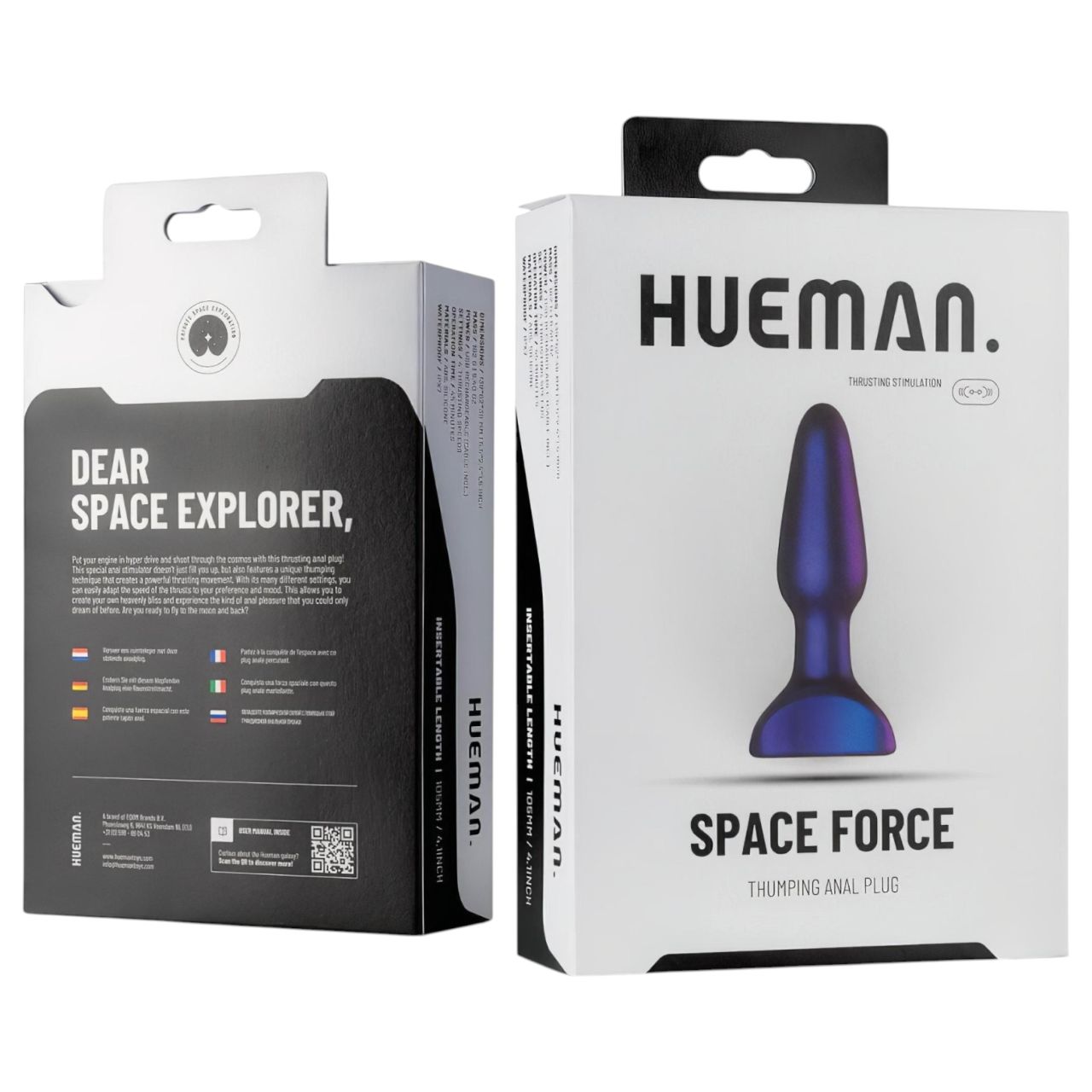 Hueman Space Force - vízálló, lökő anál vibrátor (lila) Hueman Space Force - vízálló, lökő anál vibrátor (lila)