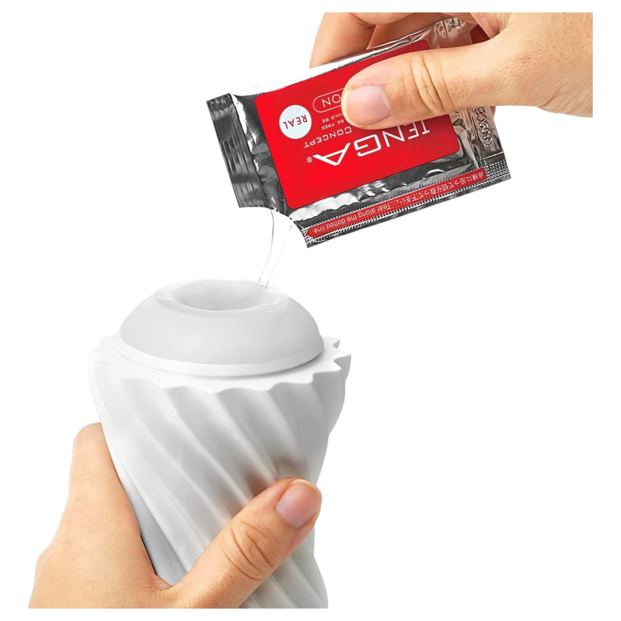 / TENGA Flex - maszturbátor (fehér) / TENGA Flex - maszturbátor (fehér)
