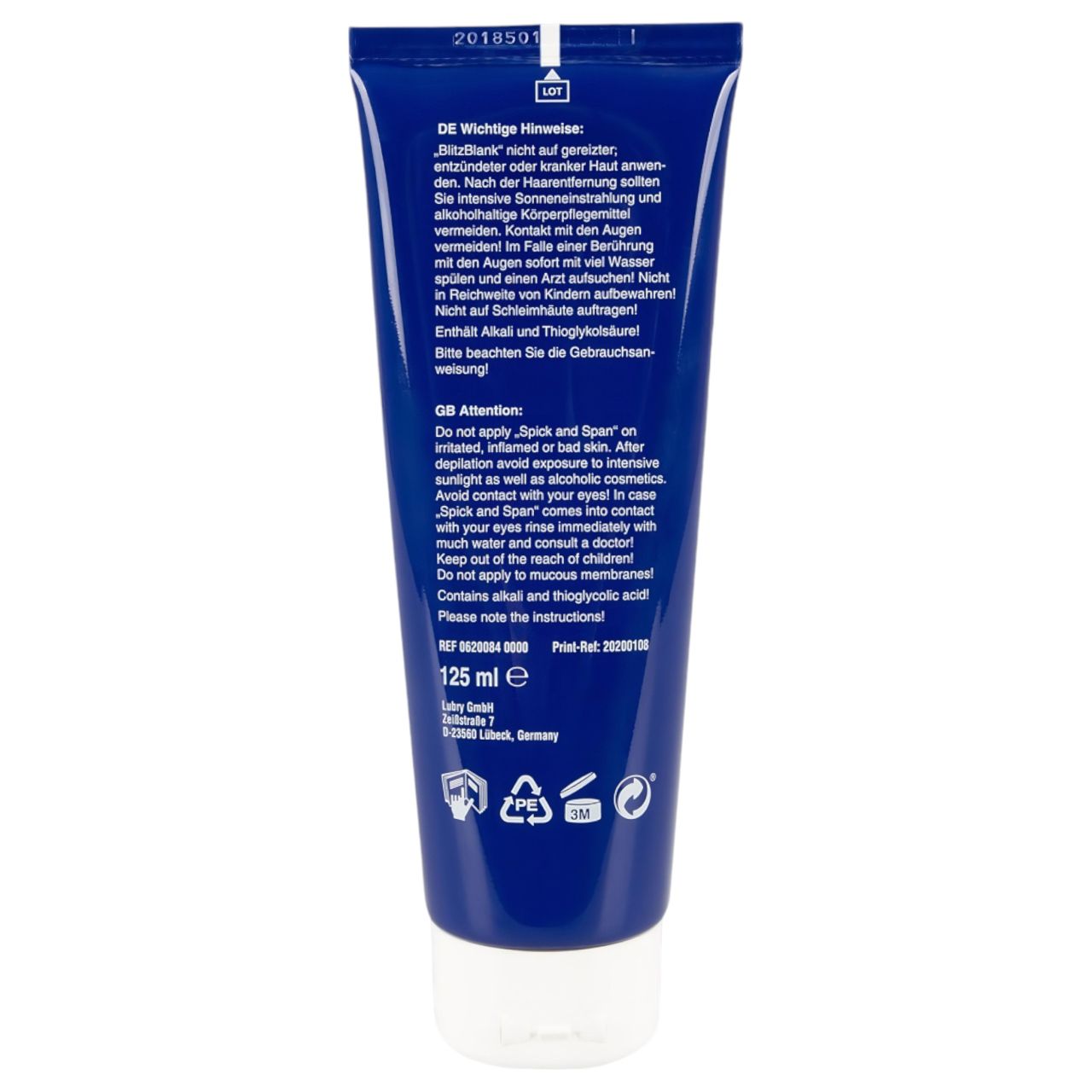 Szőrtelenítő krém (125 ml)