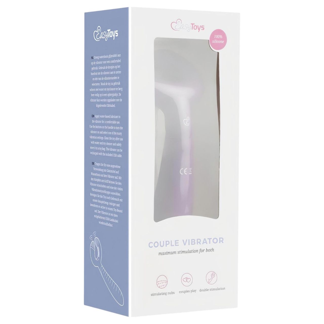 EasyToys Couple - akkus, vízálló párvibrátor (lila) EasyToys Couple - akkus, vízálló párvibrátor (lila)