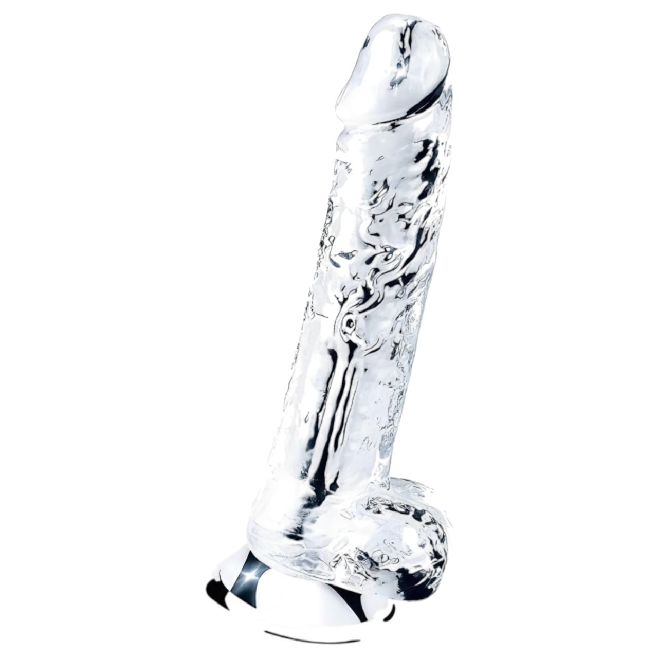 Lovetoy Flawless Clear - tapadókorongos dildó - 19 cm (átlátszó) Lovetoy Flawless Clear - tapadókorongos dildó - 19 cm (átlátszó)