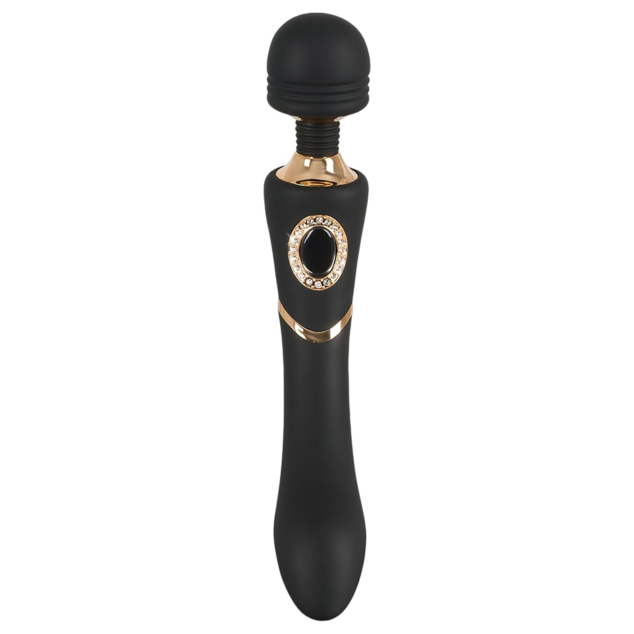 Cleopatra Wand - prémium masszírozó vibrátor strasszokkal (fekete) Cleopatra Wand - prémium masszírozó vibrátor strasszokkal (fekete)