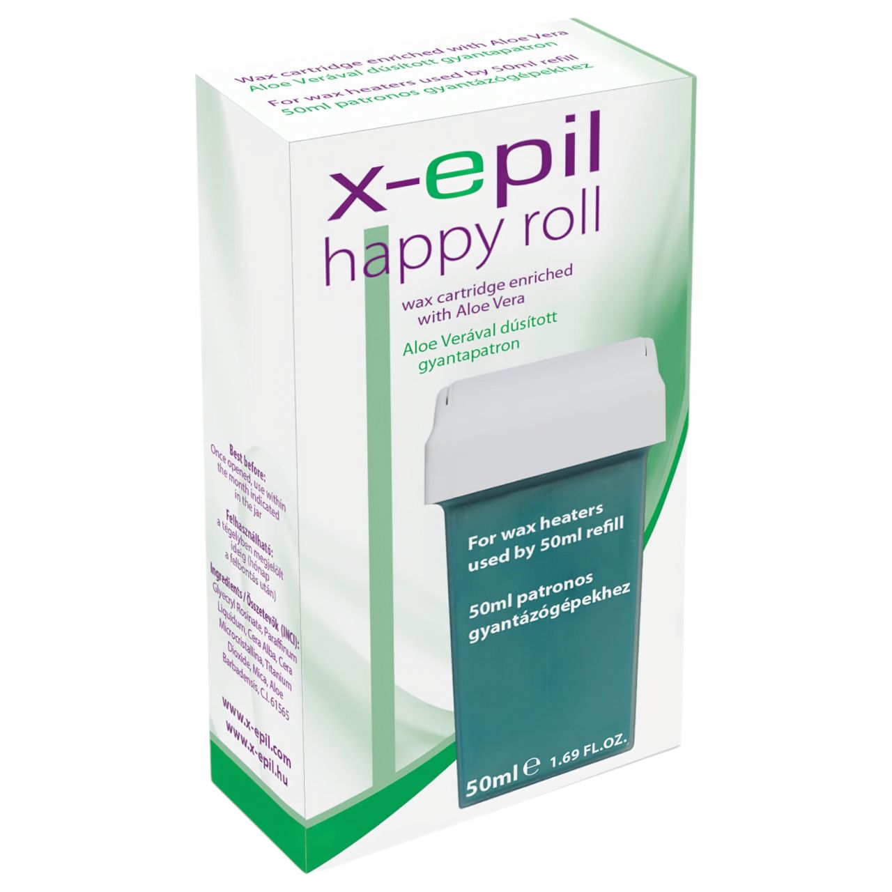X-Epil Happy Roll - gyanta patron (50 ml) - aloe vera