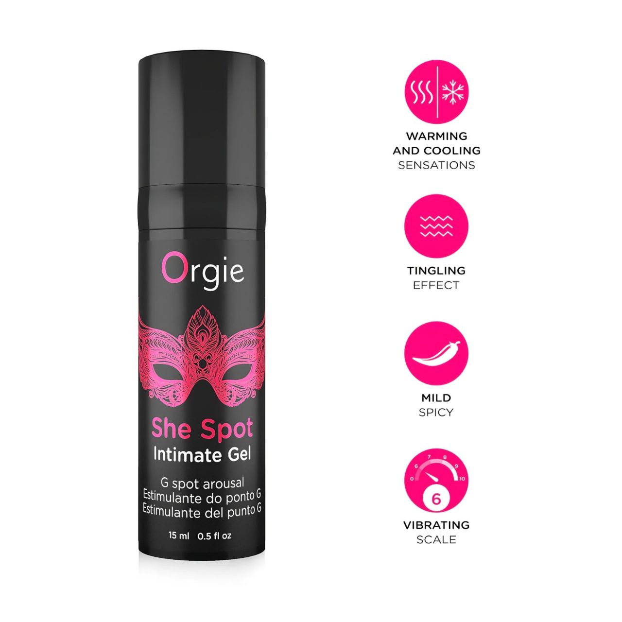 Orgie She Spot - G-pont stimuláló szérum (15 ml) Orgie She Spot - G-pont stimuláló szérum (15 ml)