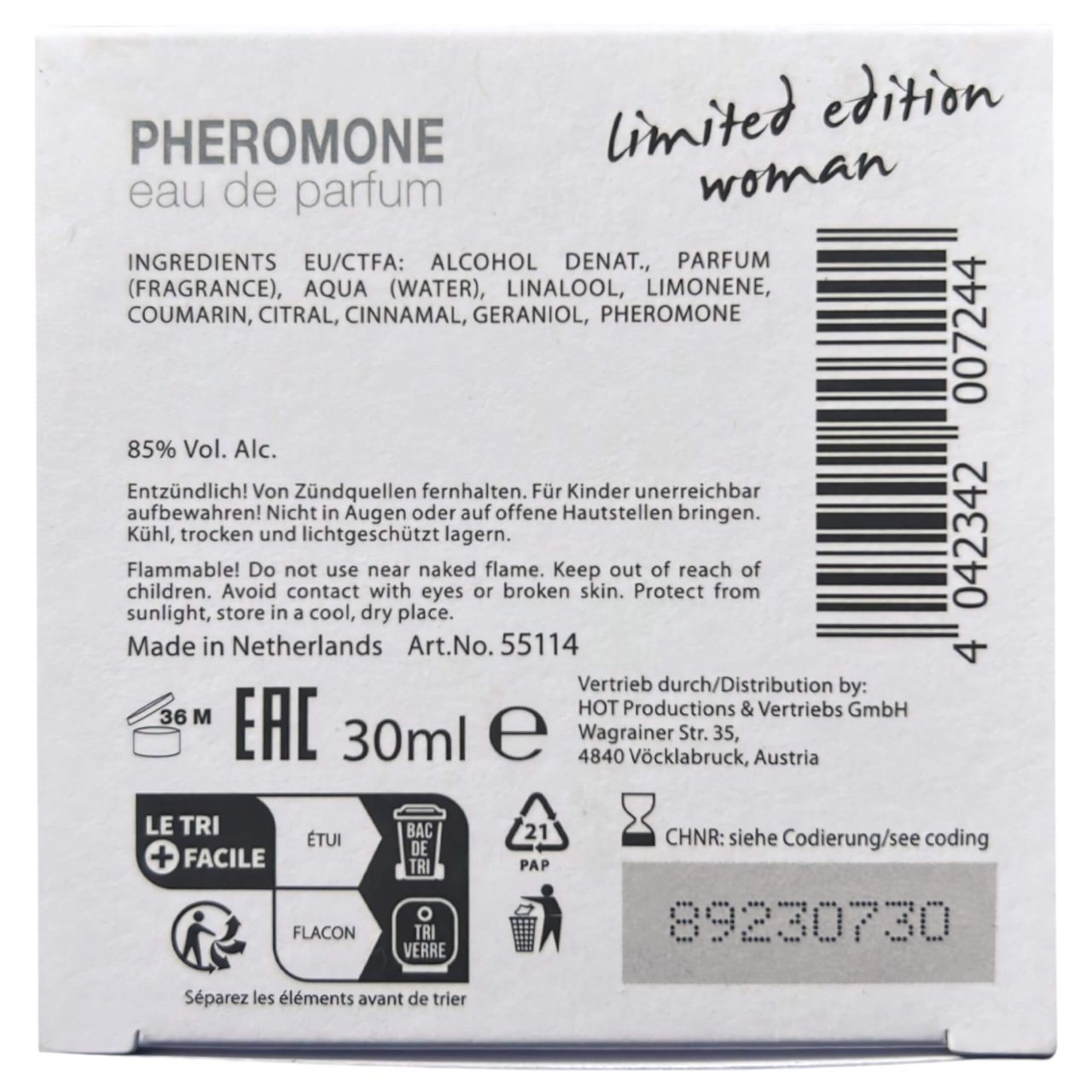 HOT Dubai - feromon parfüm nőknek (30 ml)