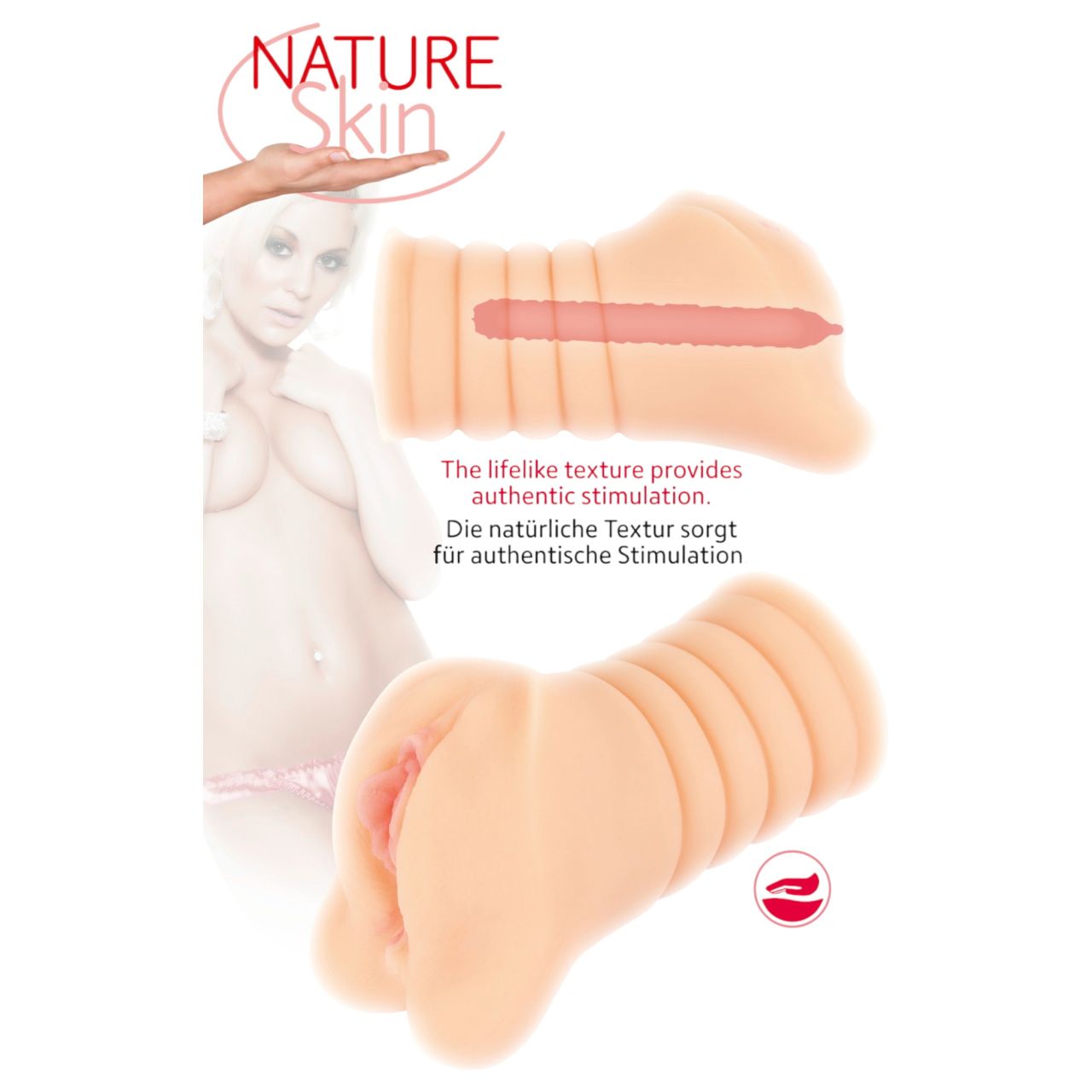 Nature Skin - realisztikus punci maszturbátor férfiaknak (testszínű) Nature Skin - realisztikus punci maszturbátor férfiaknak (testszínű)