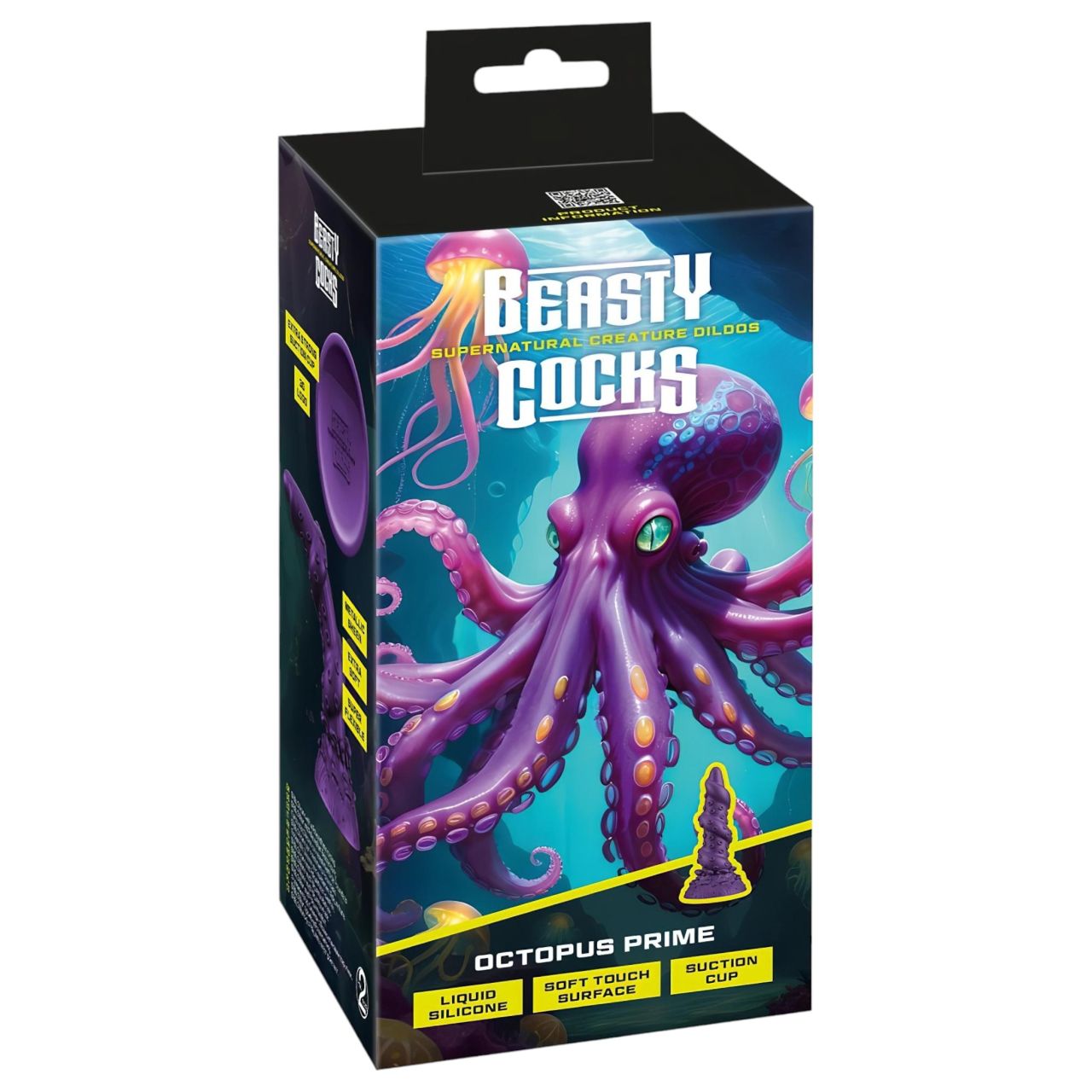 Beasty Cocks Octopus Prime - polip dildó (lila) Beasty Cocks Octopus Prime - polip dildó (lila)